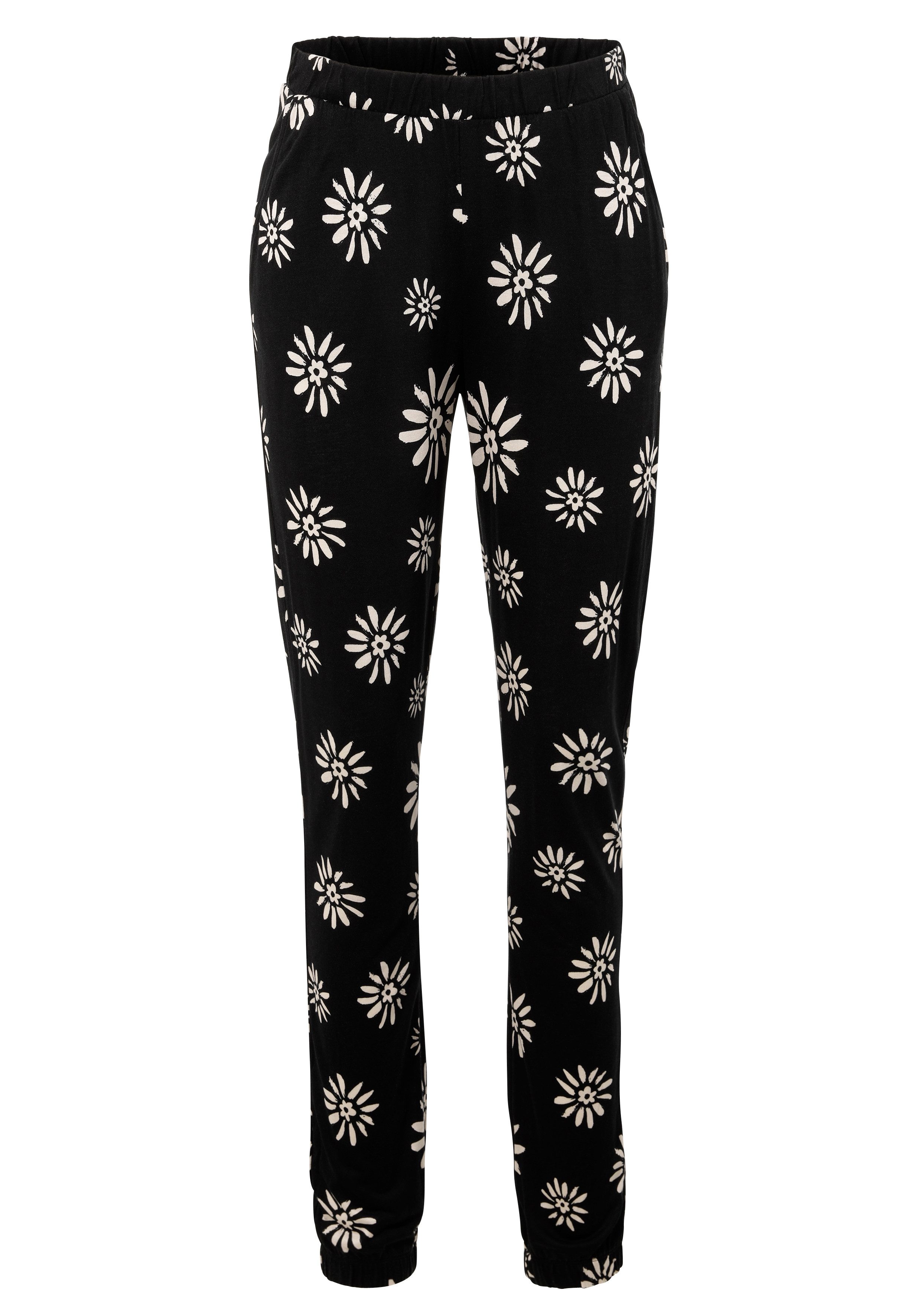 Aniston SELECTED Comfortbroek met trendy bloemenprint allover - nieuwe collectie