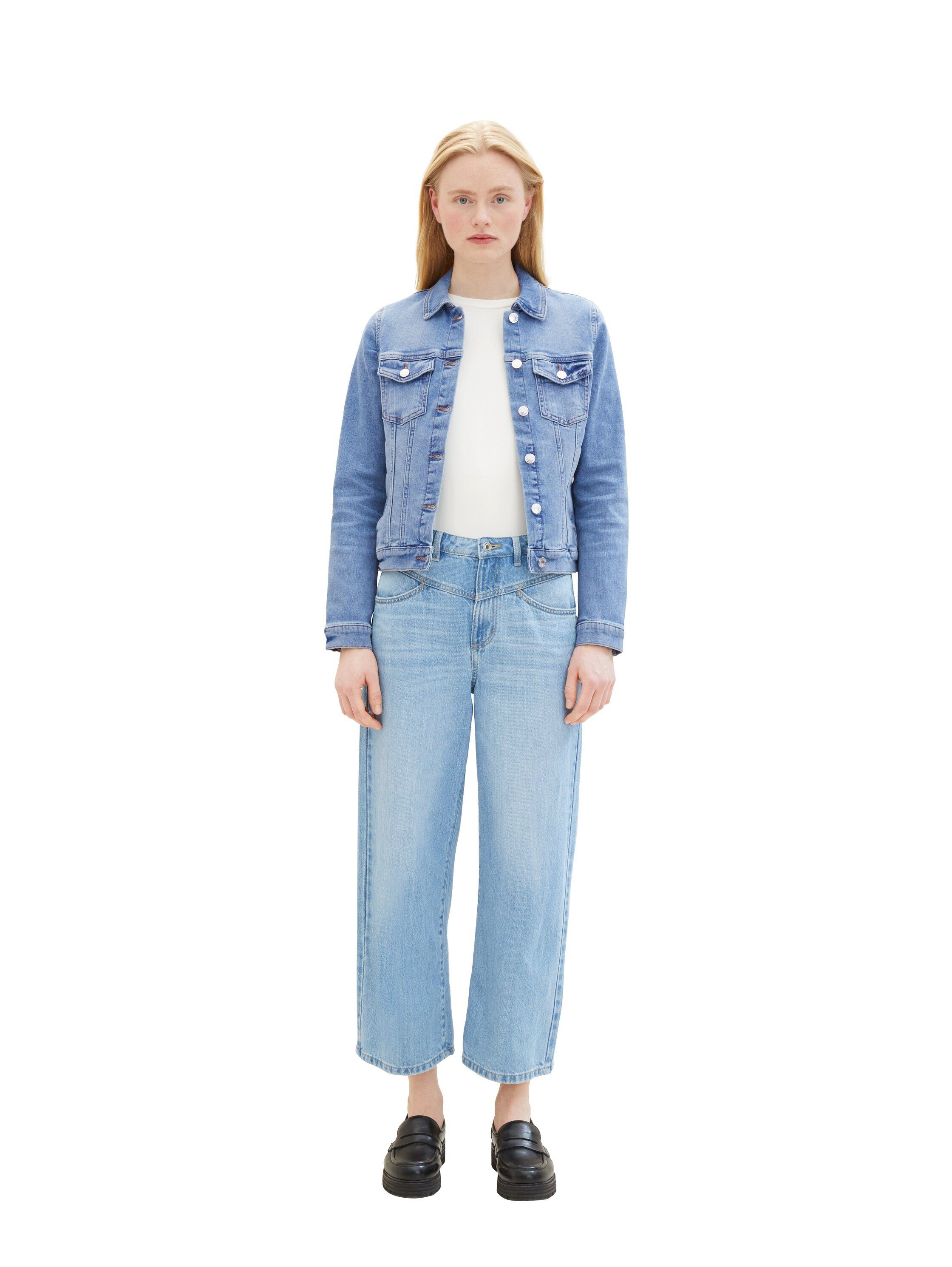 Tom Tailor Denim Jeansjack in klassieke look en met stretch