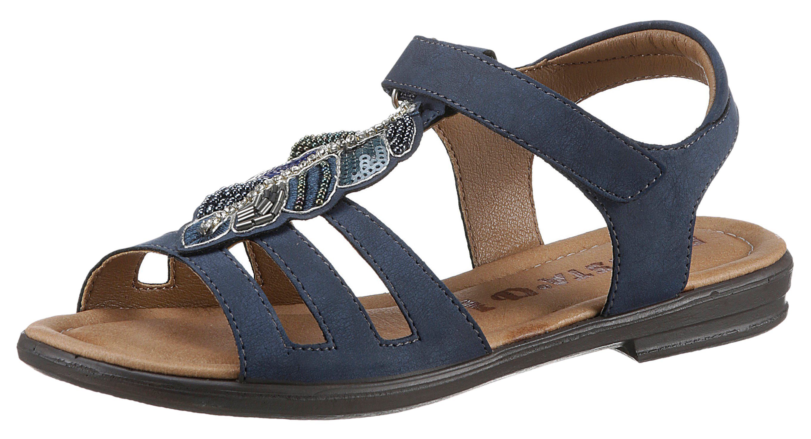 Ricosta Sandalen Amelie WMS: midden zomerschoen, sandaal, blokhak, met klittenbandsluiting