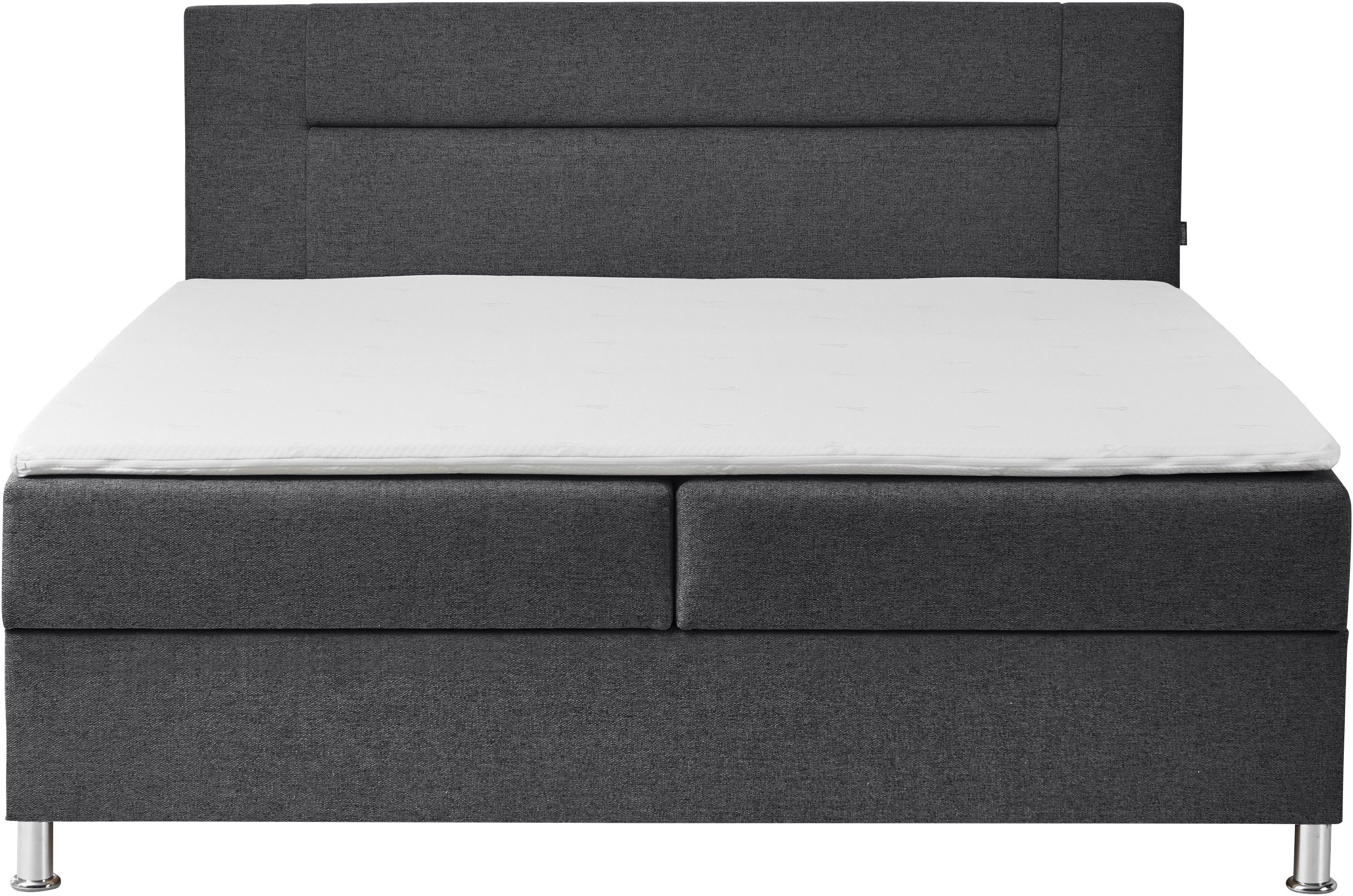 INOSIGN Boxspring Escalon met opbergruimte, inclusief topper beschikbaar in de breedtes 120x200 cm en 180x200 cm