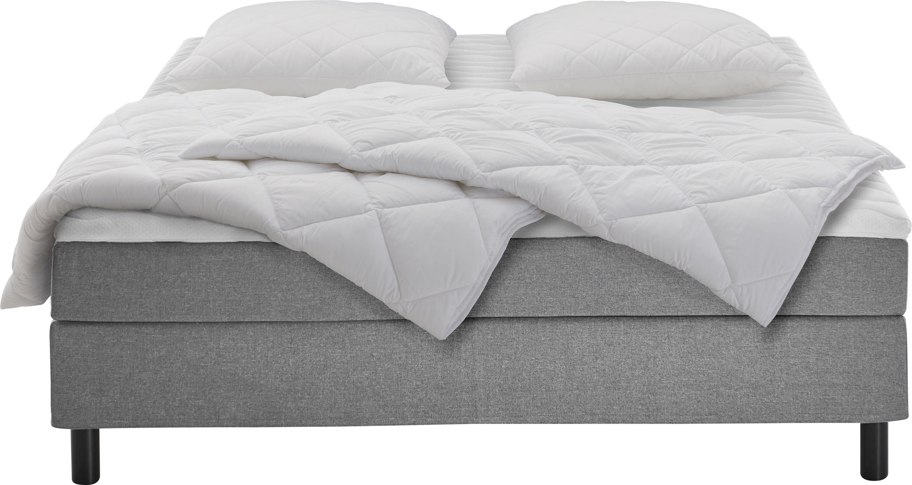 ATLANTIC home collection Boxspring Happy zonder hoofdbord, met topmatras, naar keuze met of zonder beddengoed