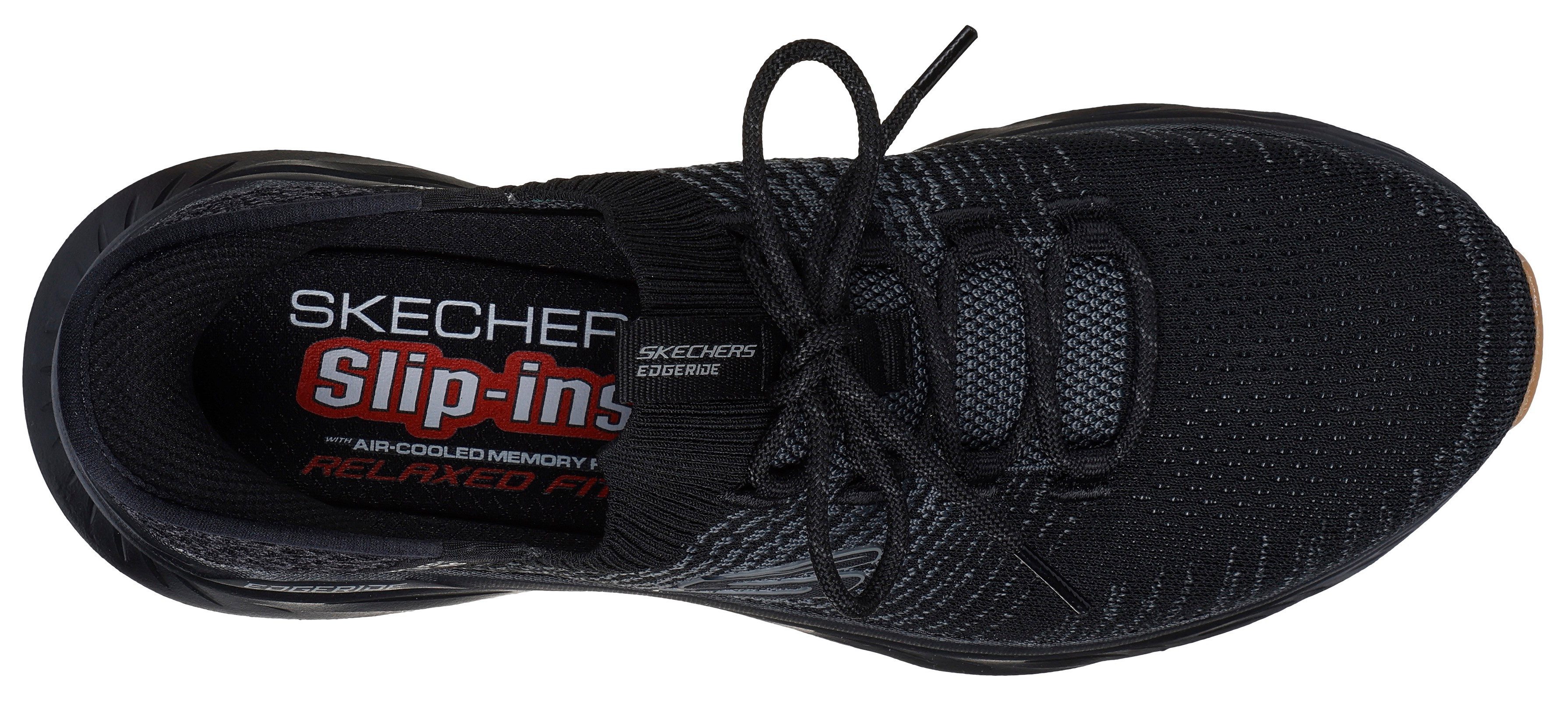 Skechers Slip-on sneakers Edgeride - Raygo , instapschoen, vrijetijdsschoen met elastische stretch-fit technologie