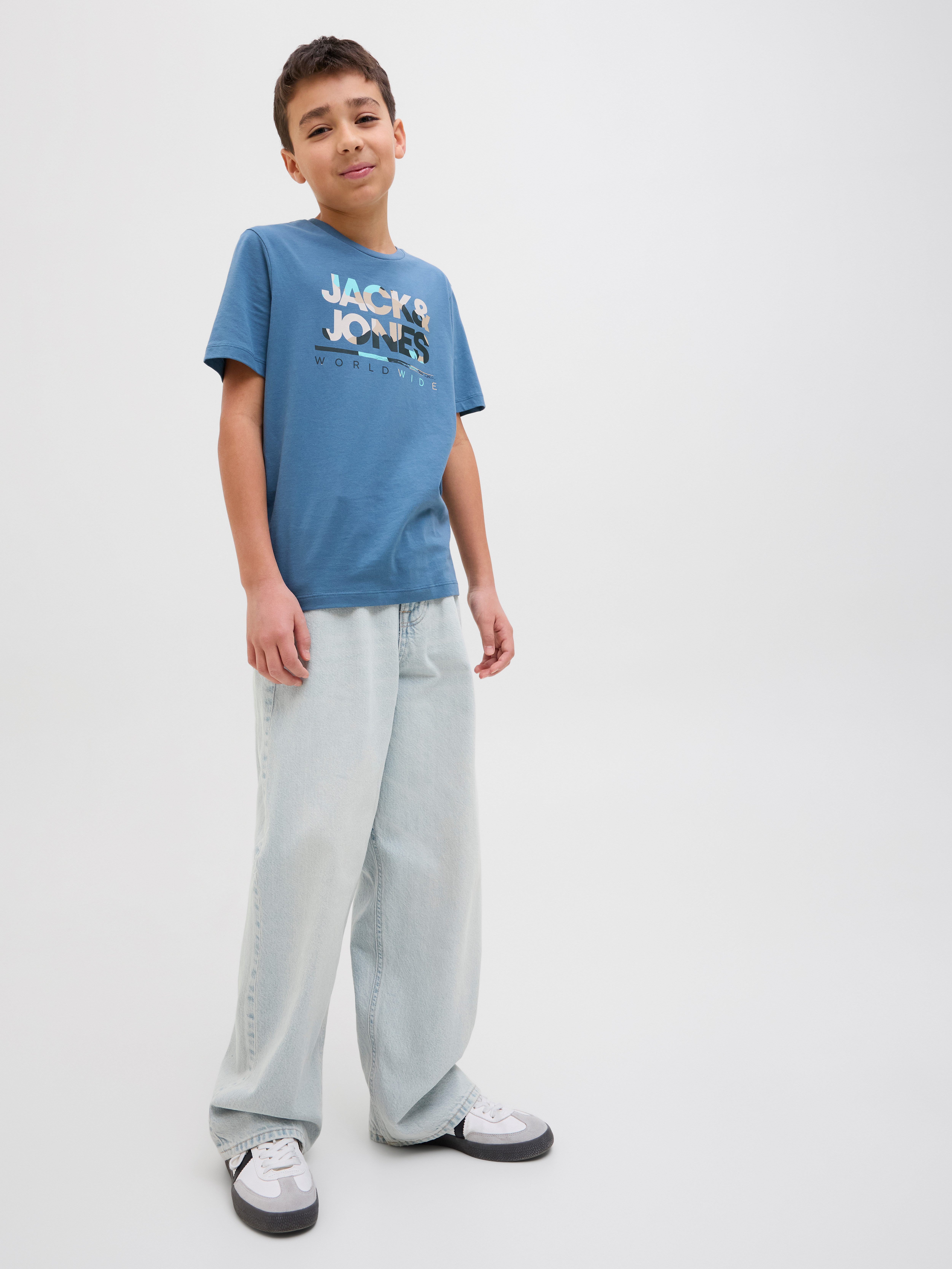 Jack & Jones Junior Relax fit jeans JJIRON JJORIGINAL SQ 205 NOOS JNR