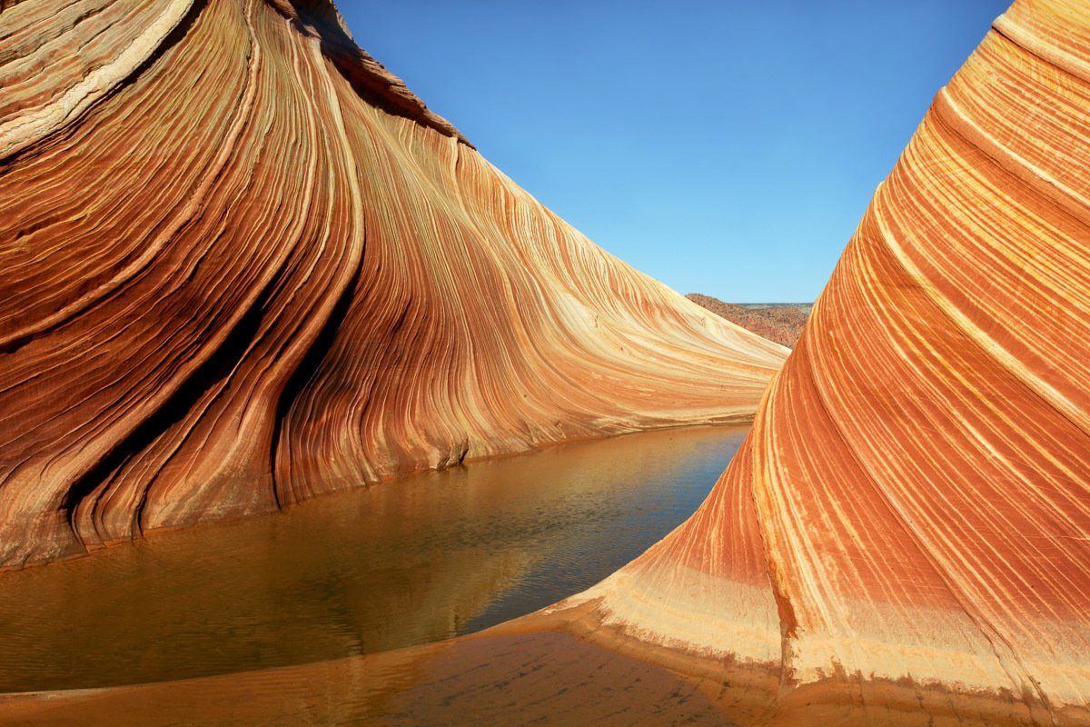 Papermoon Fotobehang Wellen Pariah Canyon