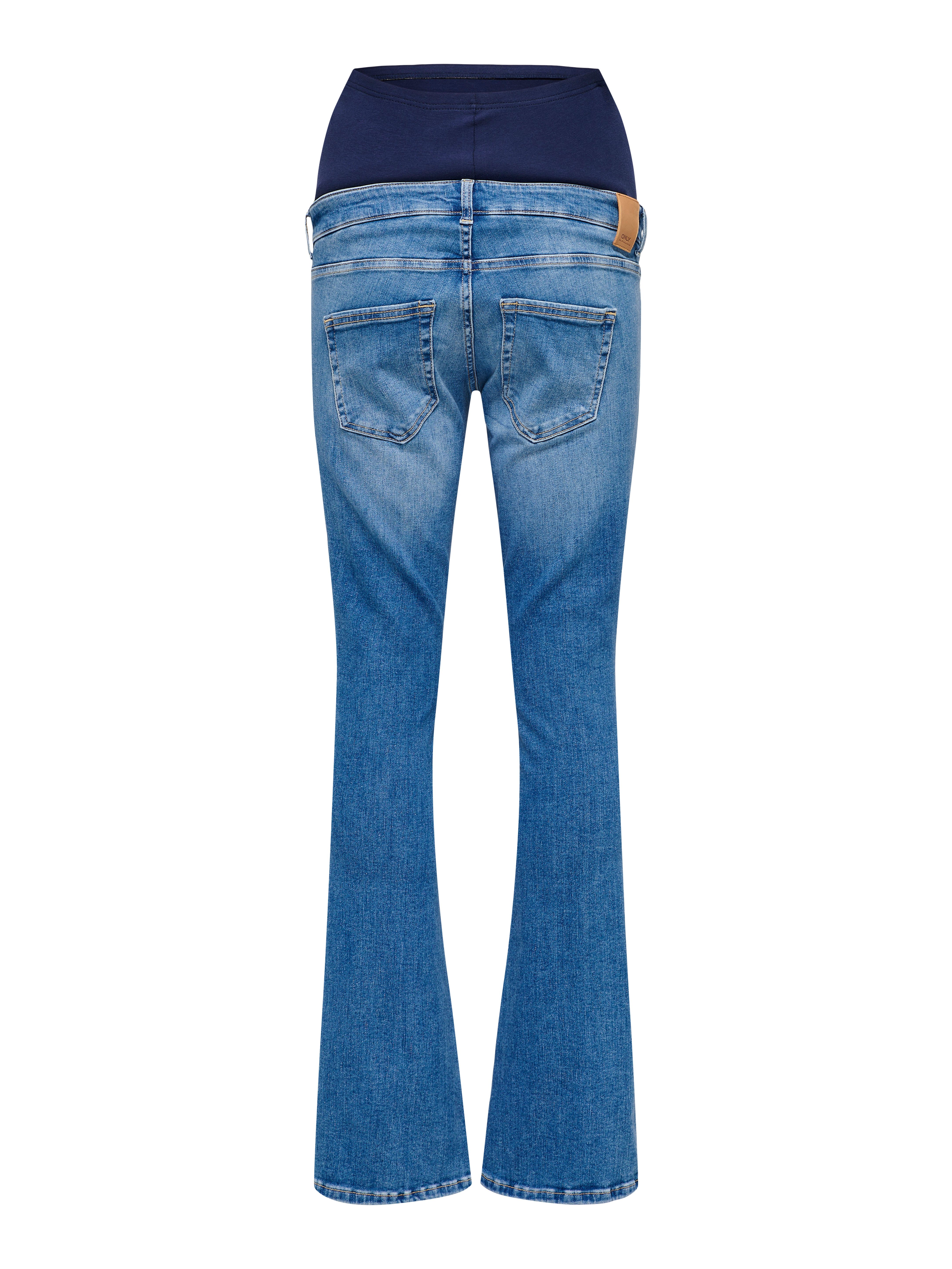ONLY MATERNITY Zwangerschapsjeans OLMBLUSH MID FLARED REA1319 NOOS