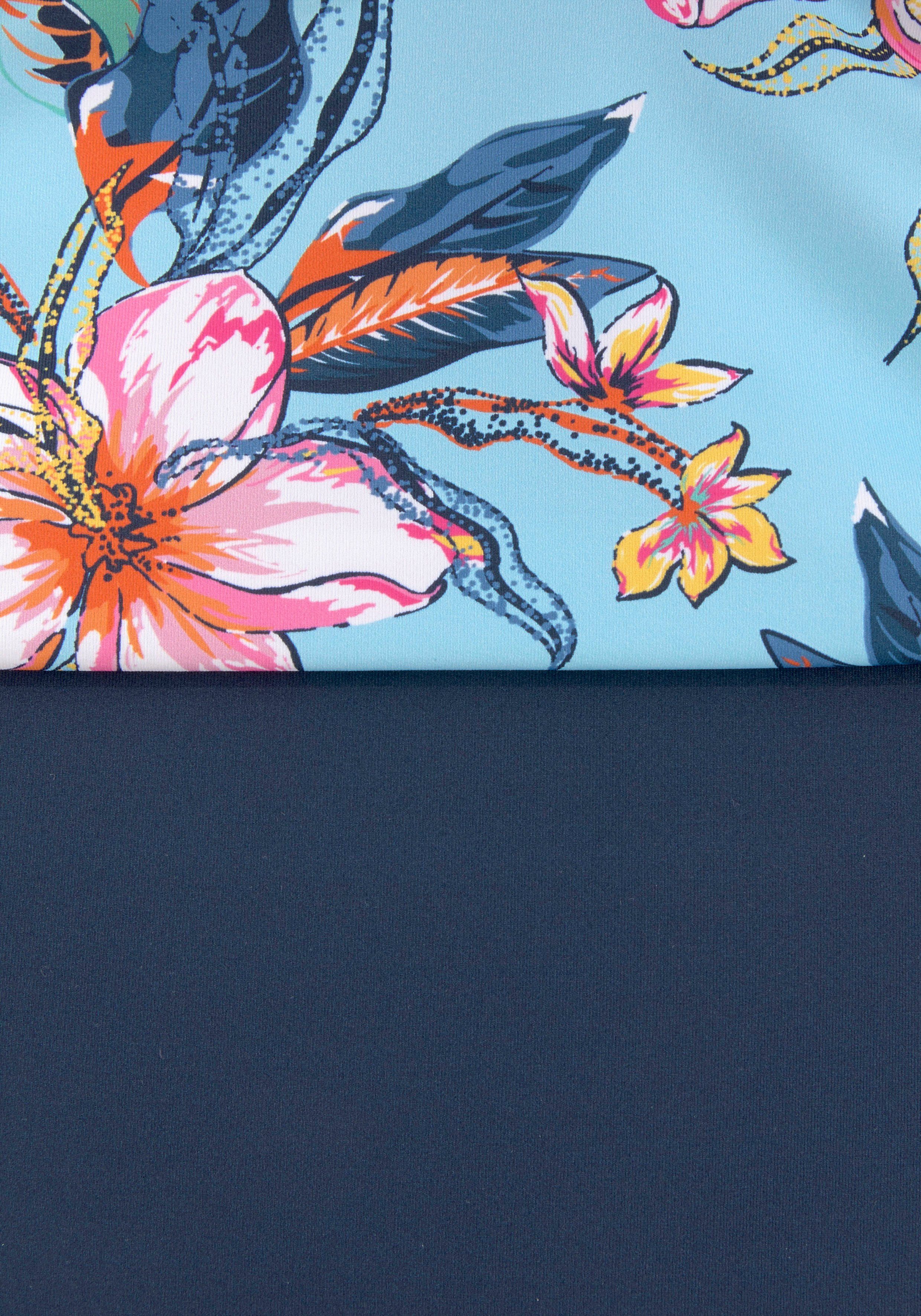 Lascana Badpak MALIA met tropische print en modellerend effect