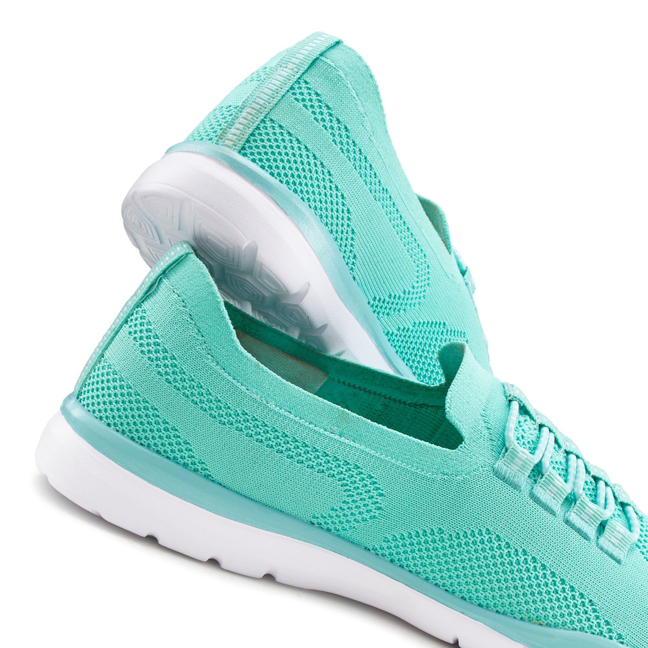 Lascana Sneakers Slipper, halfschoen, licht mesh materiaal om in te stappen met elastische veters vegan