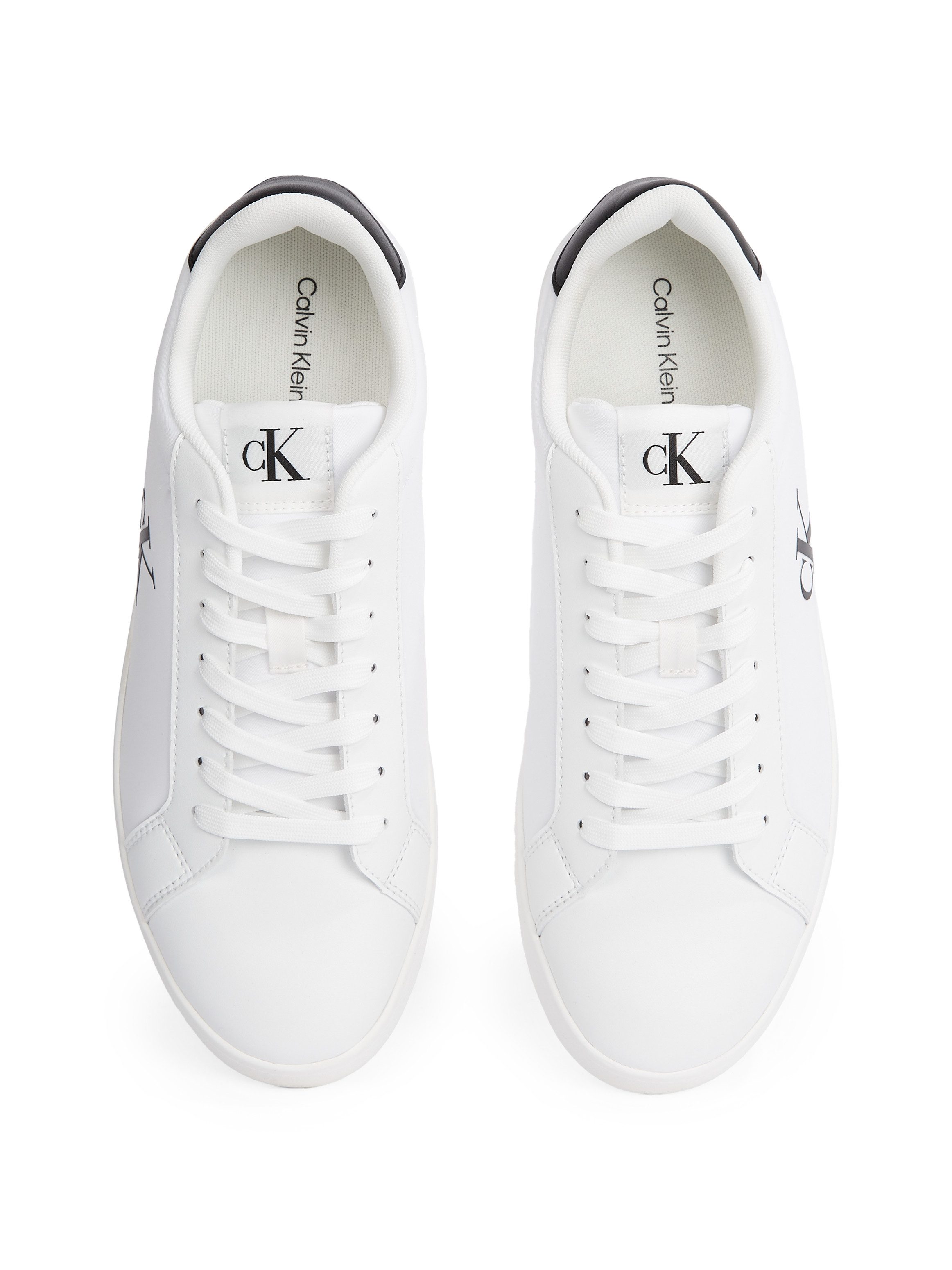 Calvin Klein Plateausneakers 3 CUPSOLE PU , vrijetijdsschoen, halfschoen, veterschoen met gepolsterde schacht