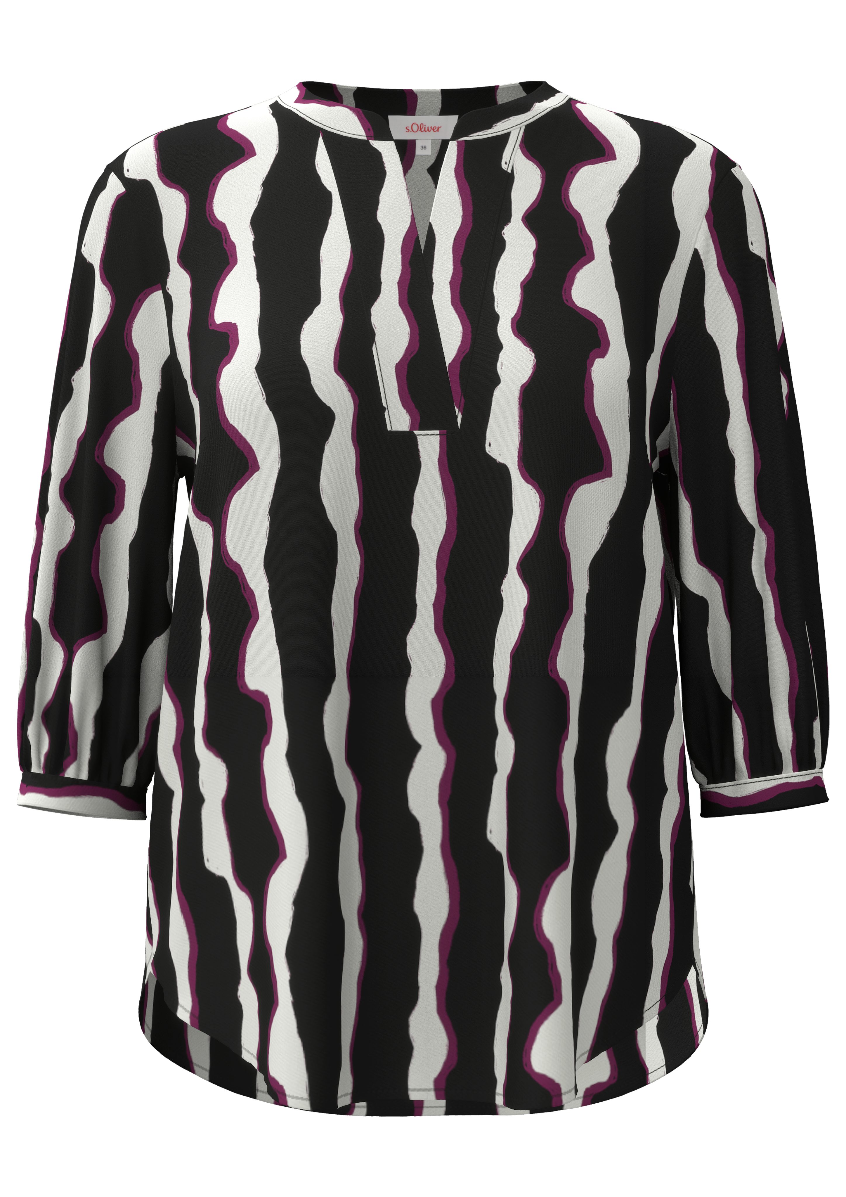 s.Oliver Top met print all-over