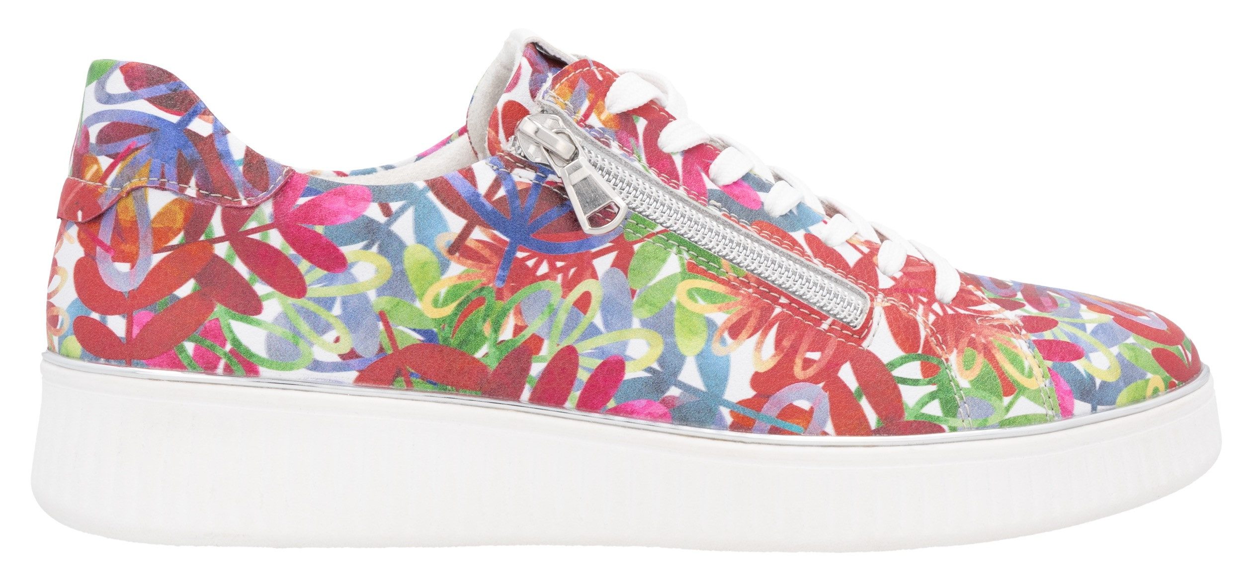 Remonte Plateausneakers , vrijetijdsschoen, lage schoen, veterschoen met gevoerde schacht