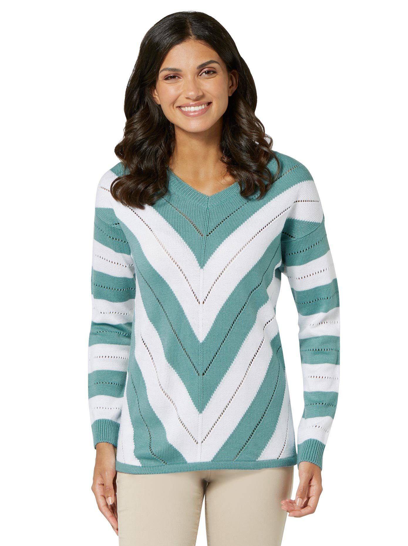 Classic Basics Trui met V-hals Trui