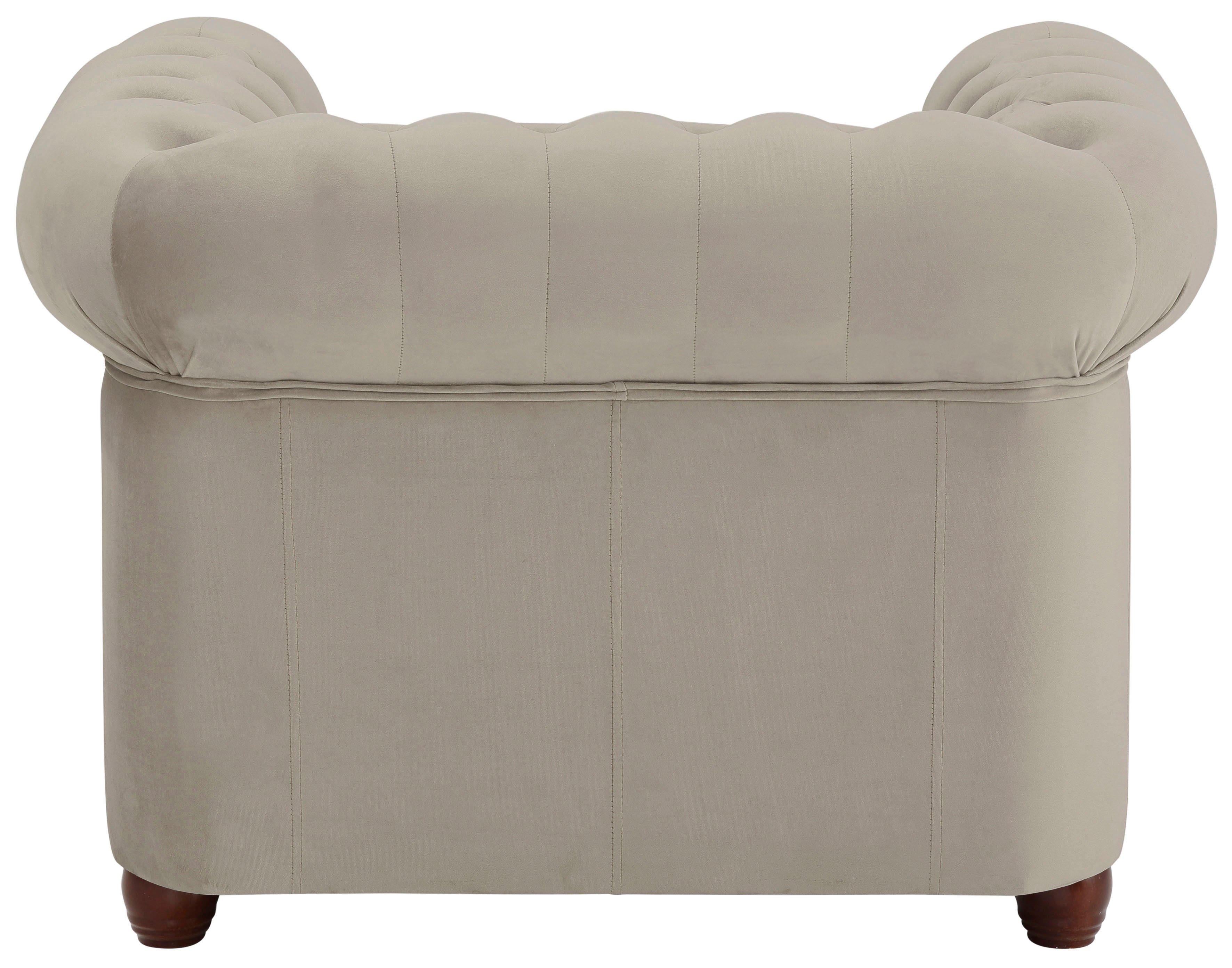 Home affaire Chesterfield-fauteuil New Castle fauteuil hoogwaardige capitonnage, bxdxh: 104x86x72 cm