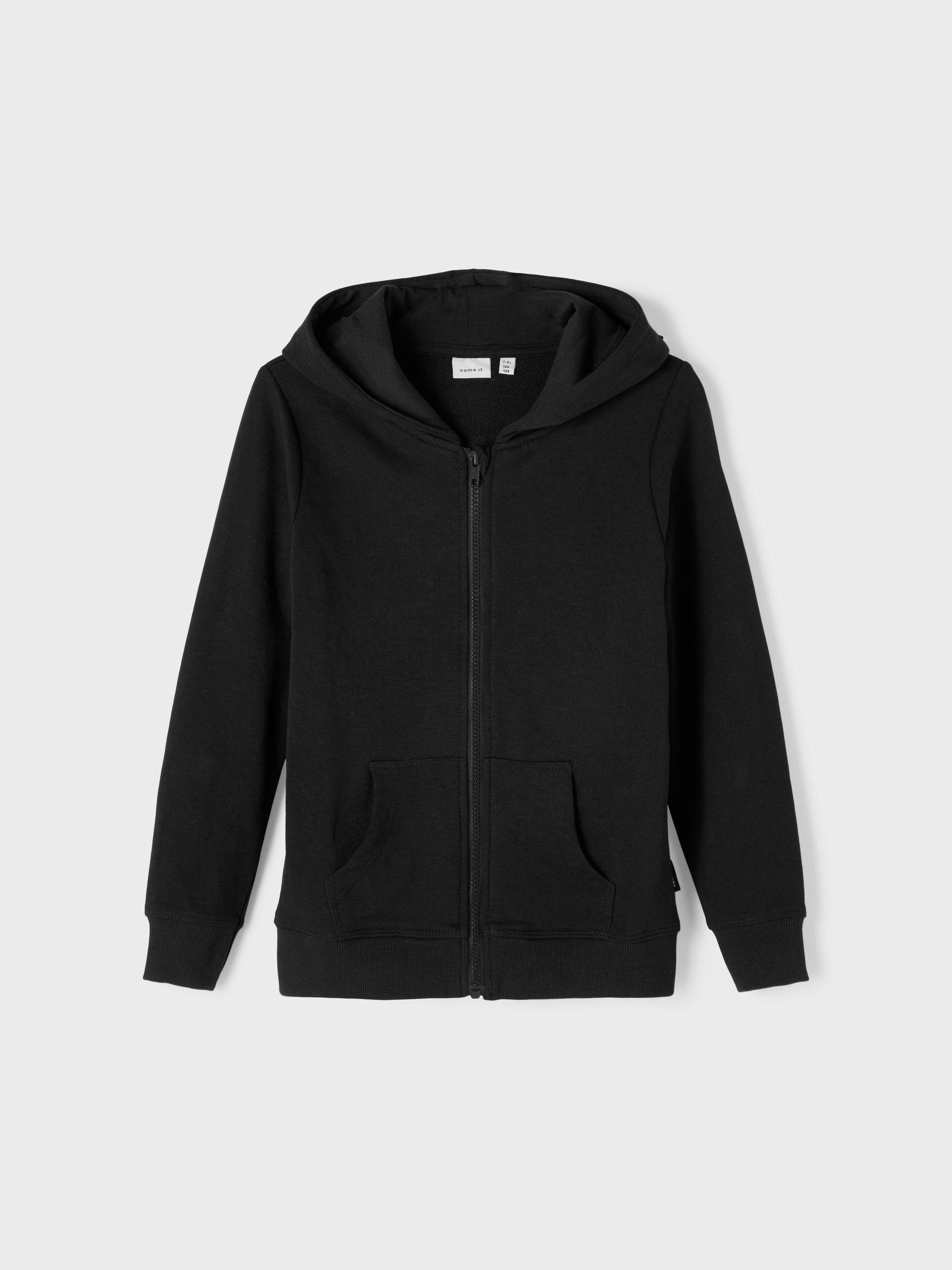 Name It Sweatvest NKMNESWEAT CARD W HOOD BRU NOOS