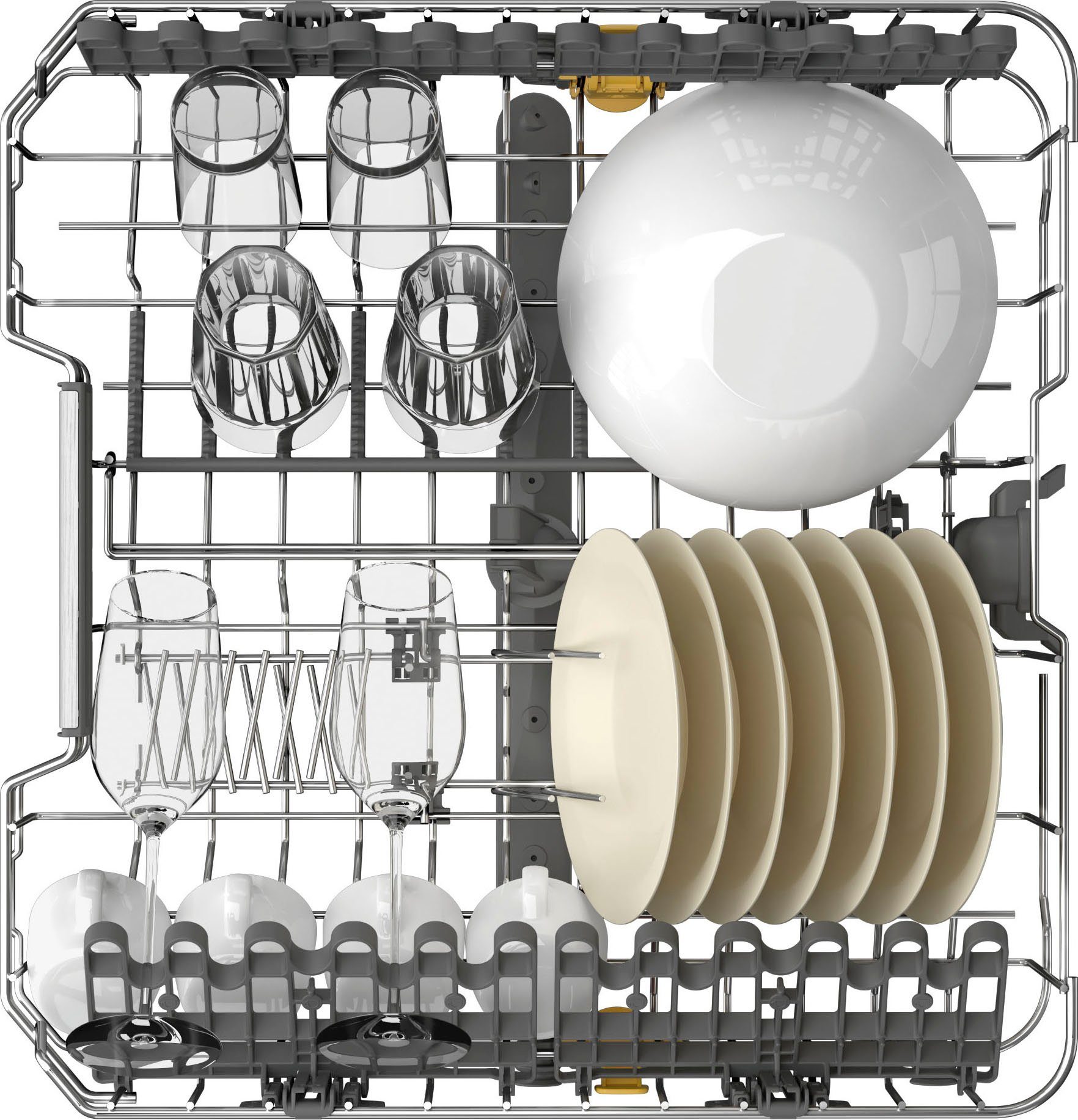 BAUKNECHT Onderbouwvaatwasser B7U HS51 X, 85 cm x 60 cm