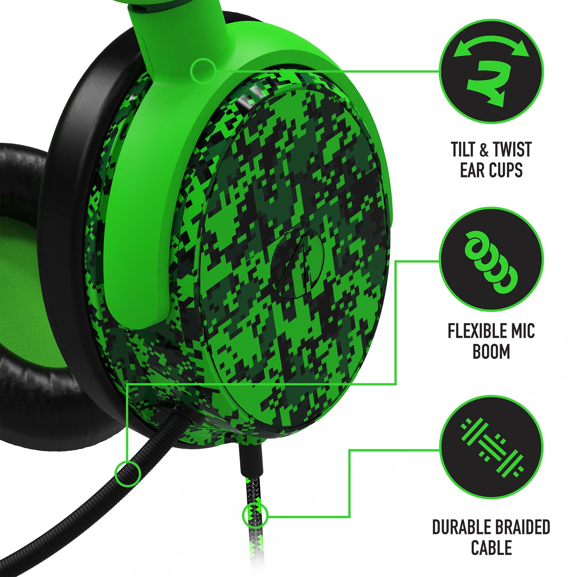 Stealth Gaming-headset Multiformat Gaming Headset C6-100 camouflage