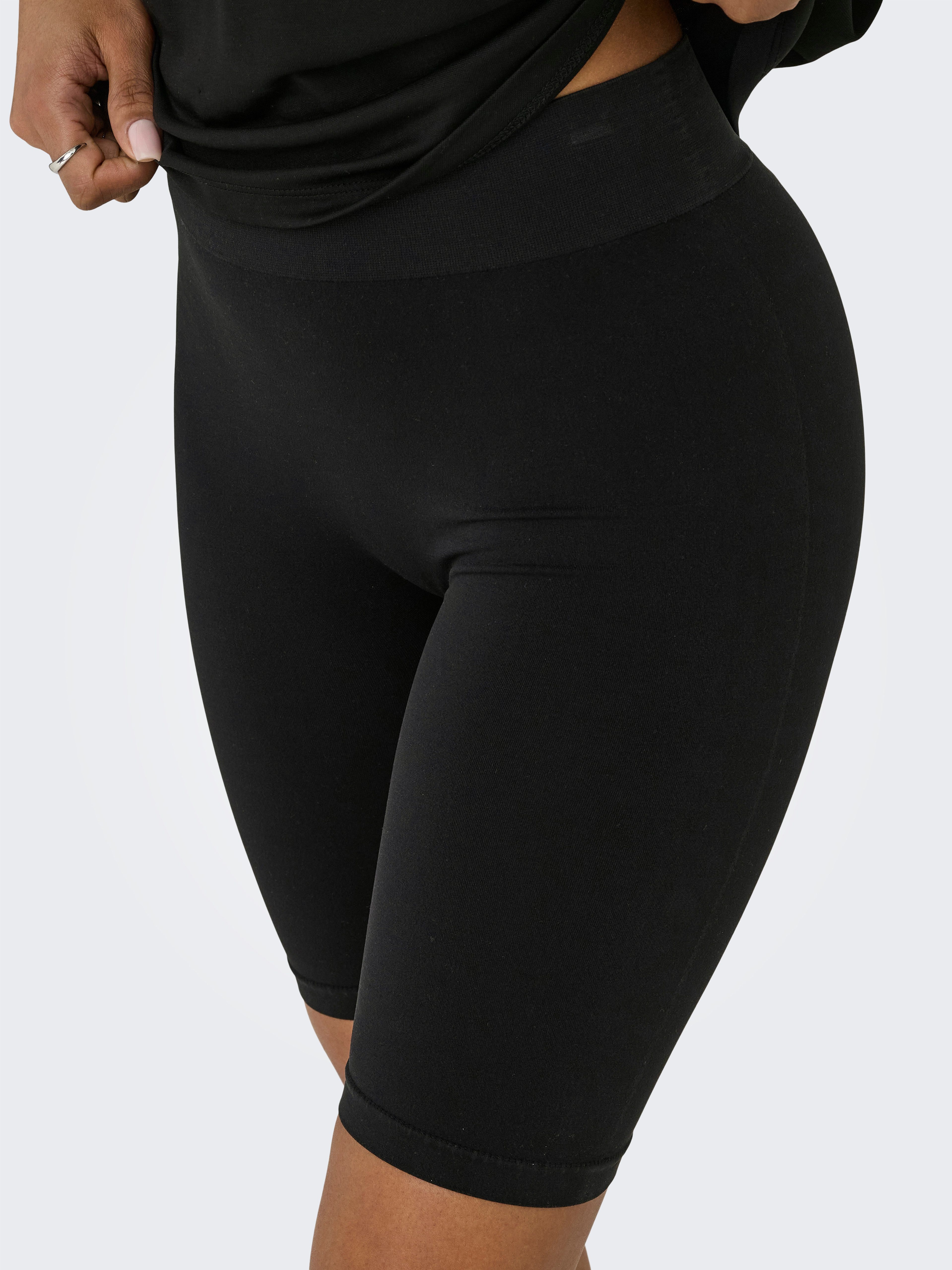 Only Fietsbroekje ONLVICKY SEAMLESS MIDI SHORTS 2-PACK ACC (Set van 2)