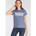 levi's t-shirt the perfect tee met logoprint blauw
