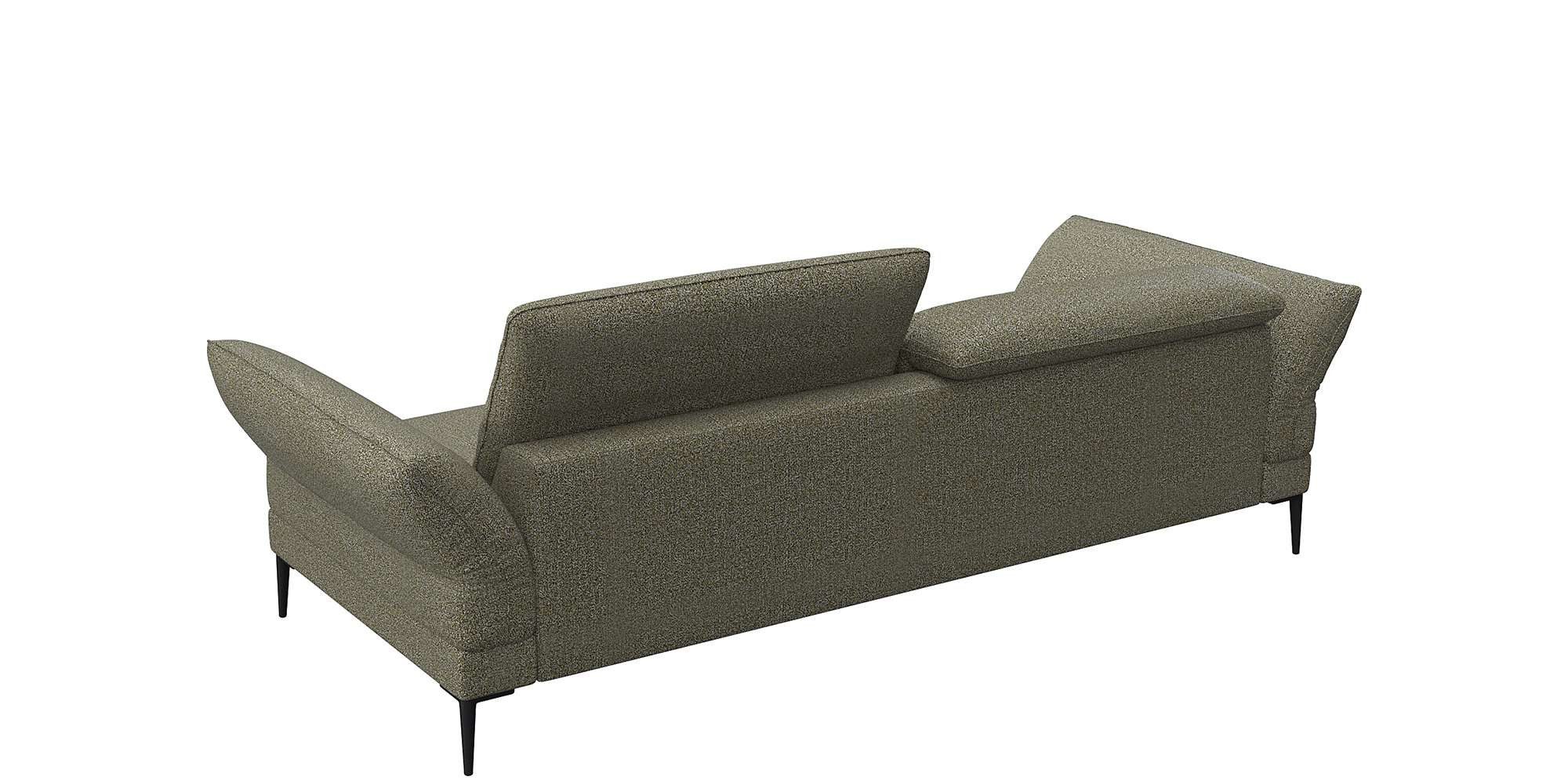 FLEXLUX 3-zitsbank Salino, functie-sofa, relaxsofa Bank met arm- en hoofdeinde verstellingen, koudschuim & staalgolven