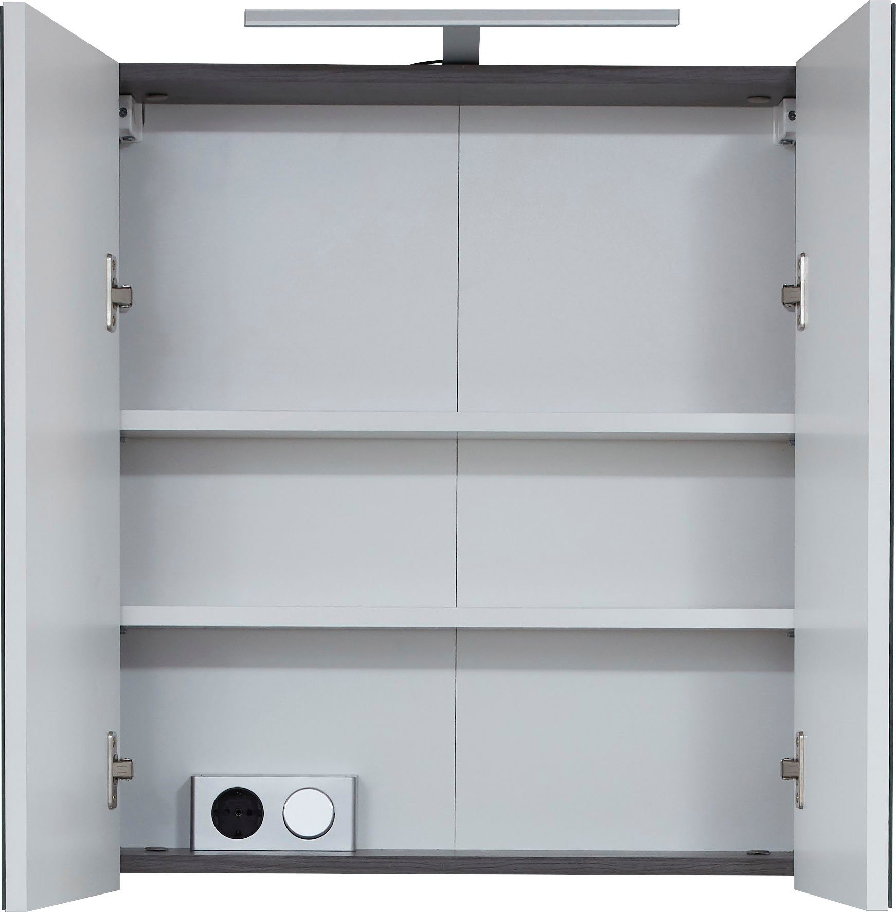 INOSIGN Spiegelkast Sovana Badkamerkast optioneel met of zonder verlichting - (B/D/H) 60/18/67 cm