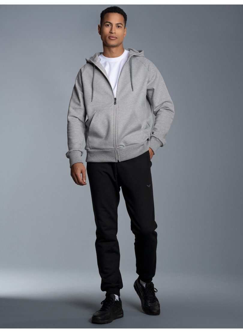 Trigema Vrijetijdscombinatie TRIGEMA joggingpak met capuchon en rits (1-delig)