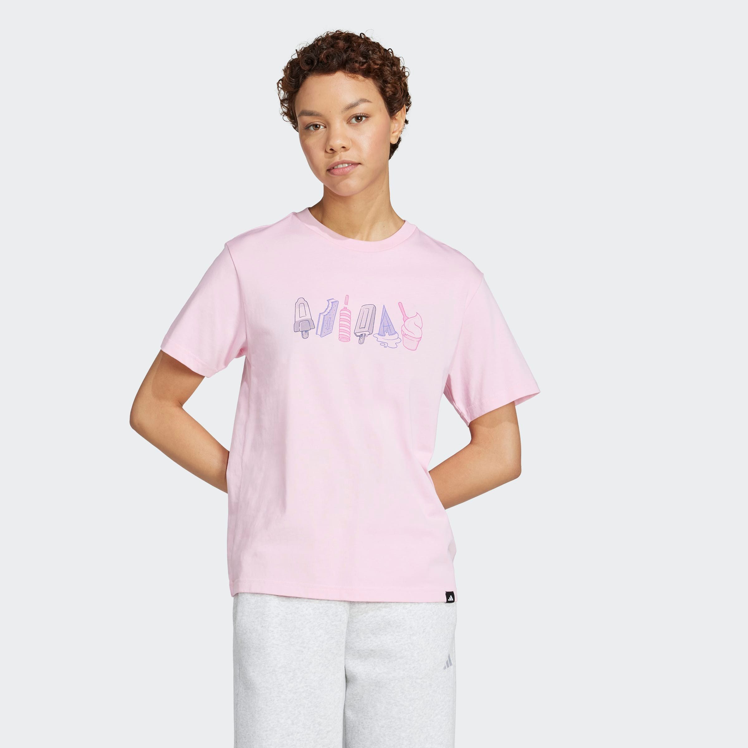 adidas Sportswear T-shirt W L FOOD TEE