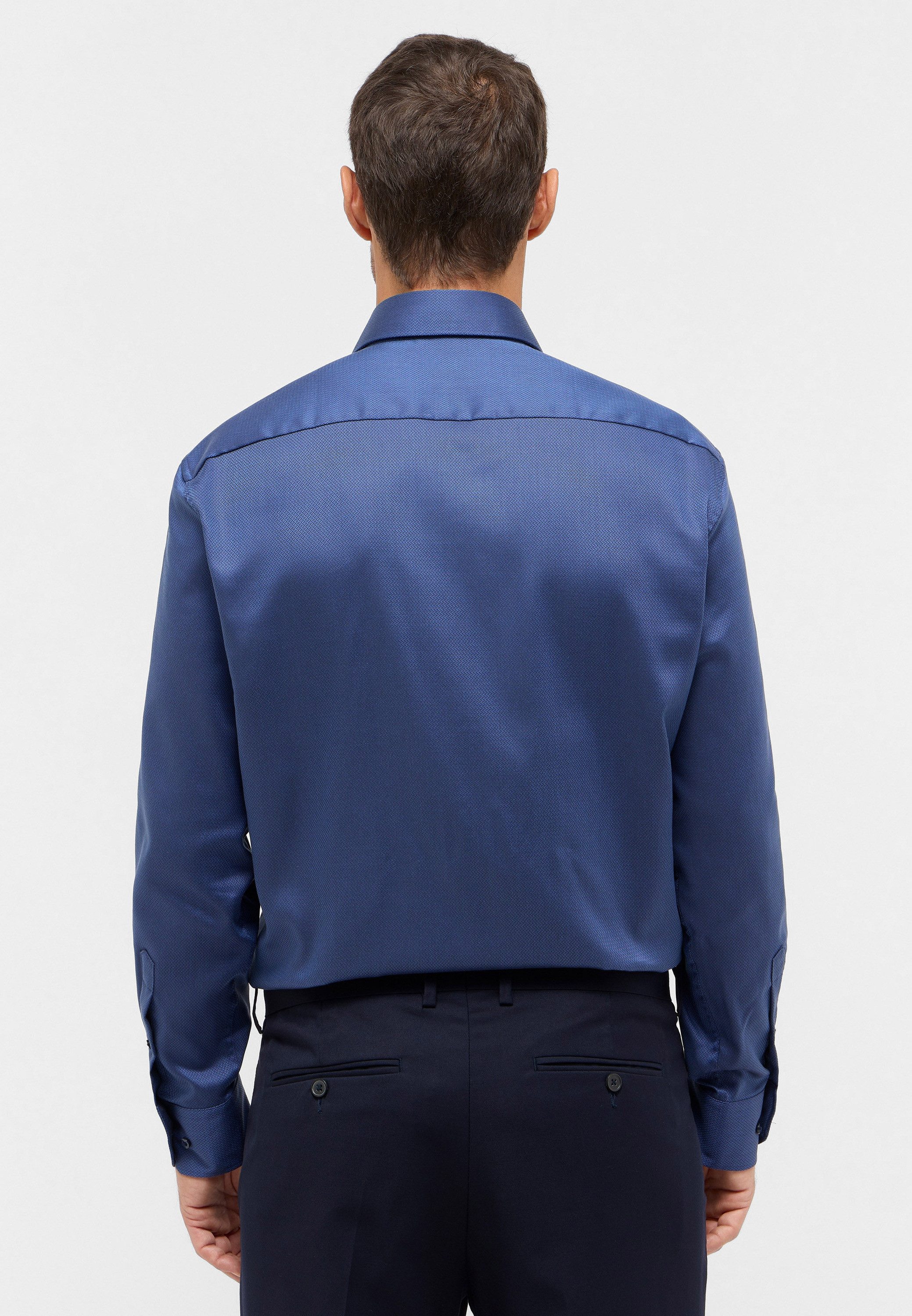 Eterna Overhemd met lange mouwen Comfort fit NON IRON (strijkvrij)