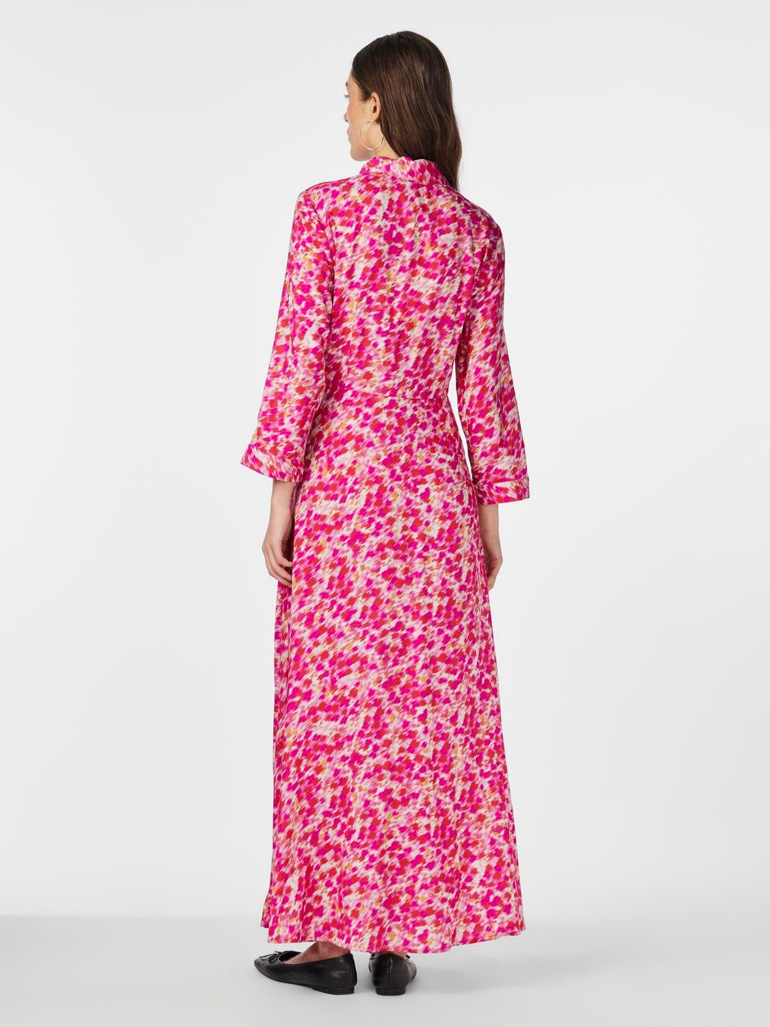 Y.A.S Jurk met overhemdkraag YASSAVANNA LONG SHIRT DRESS