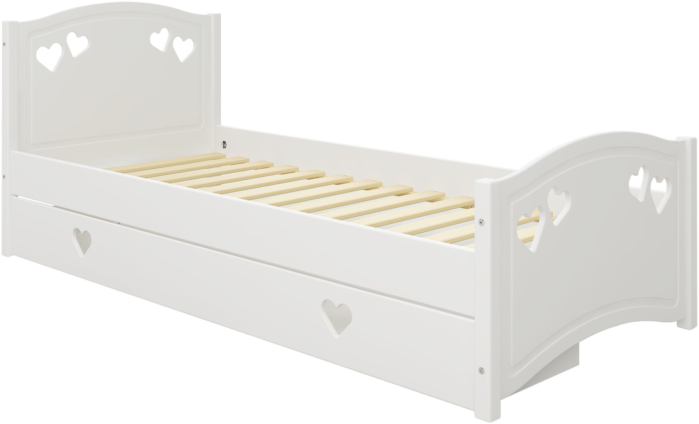 Lüttenhütt Kinderbed Beeke, OTTO's Choice, kinderbed, met matras + lade FSC®-gecertificeerd, veel opbergruimte, tot 100 KG belastbaar (4-delig)