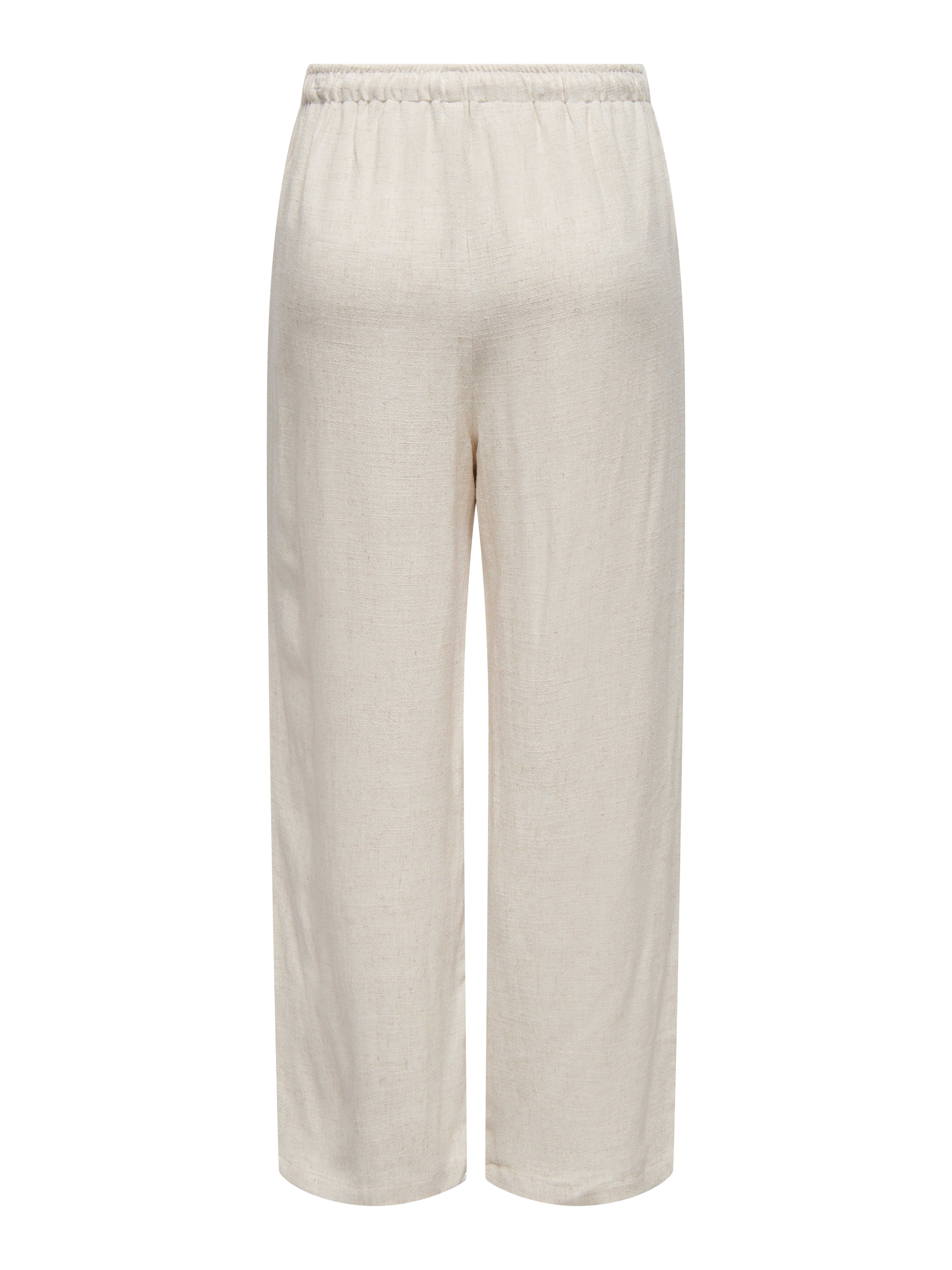 Only Joggingbroek ONLSIESTA MW PULL-UP LINEN BL PNT NOOS