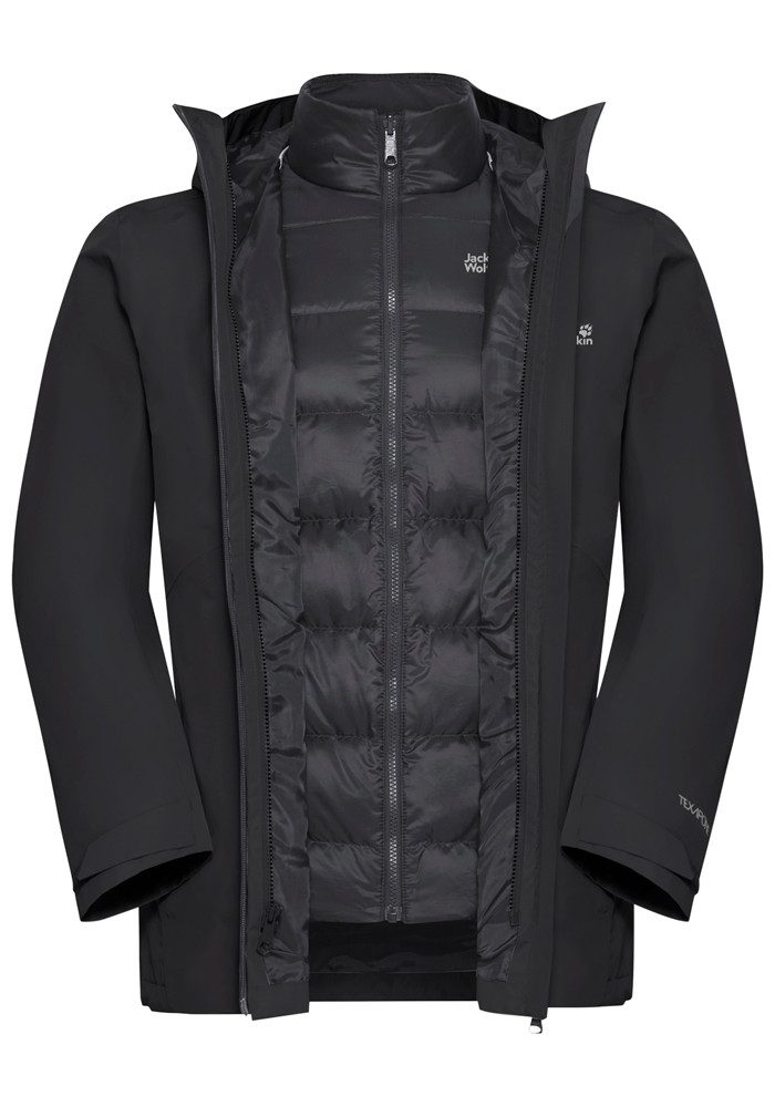 Jack Wolfskin Functioneel 3-in-1-jack ICECAPE 3IN1 DOWN JKT M RDS