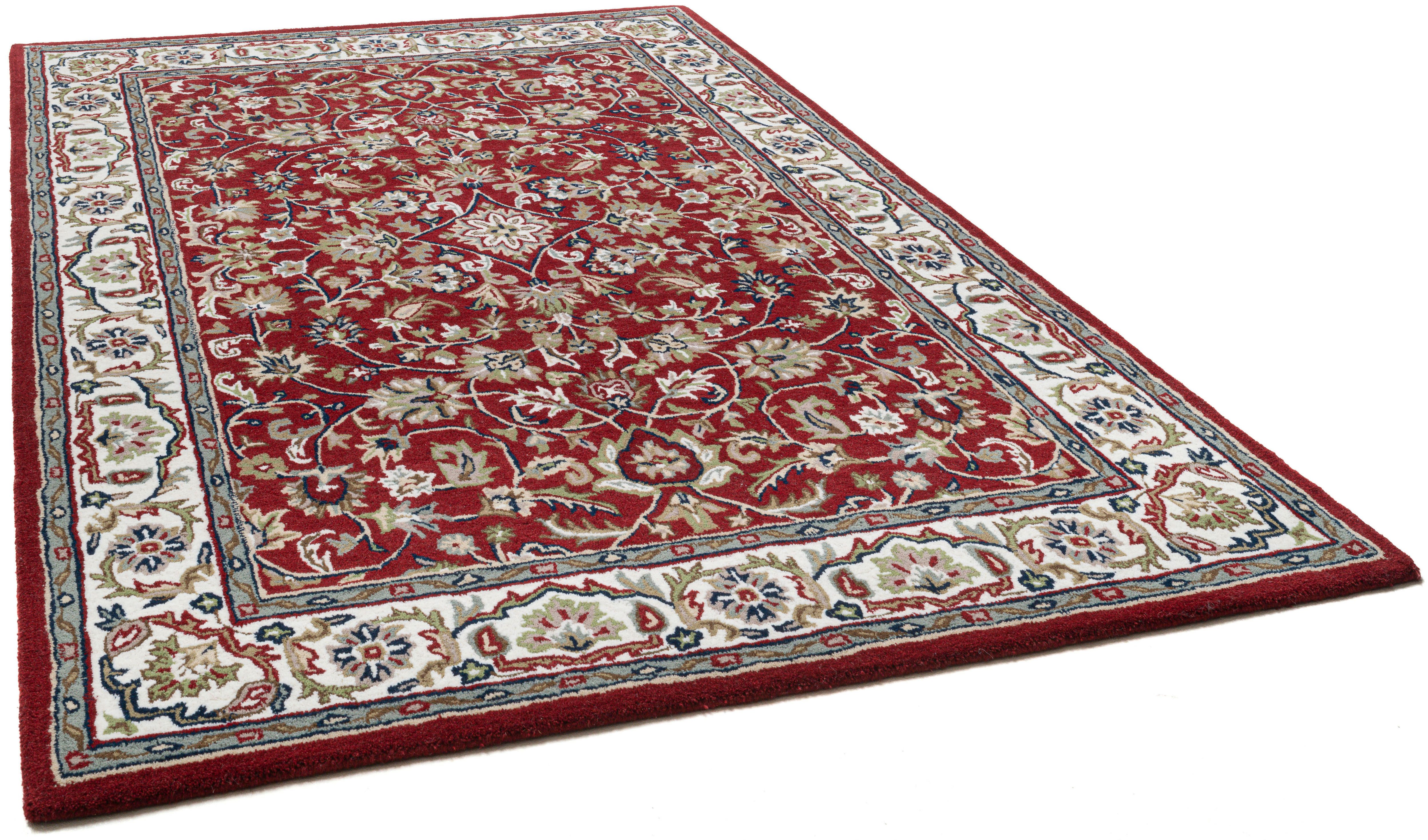 THEKO Wollen kleed Royal Orient Isfahan handgetufted, oosterse uitstraling, 100% wol