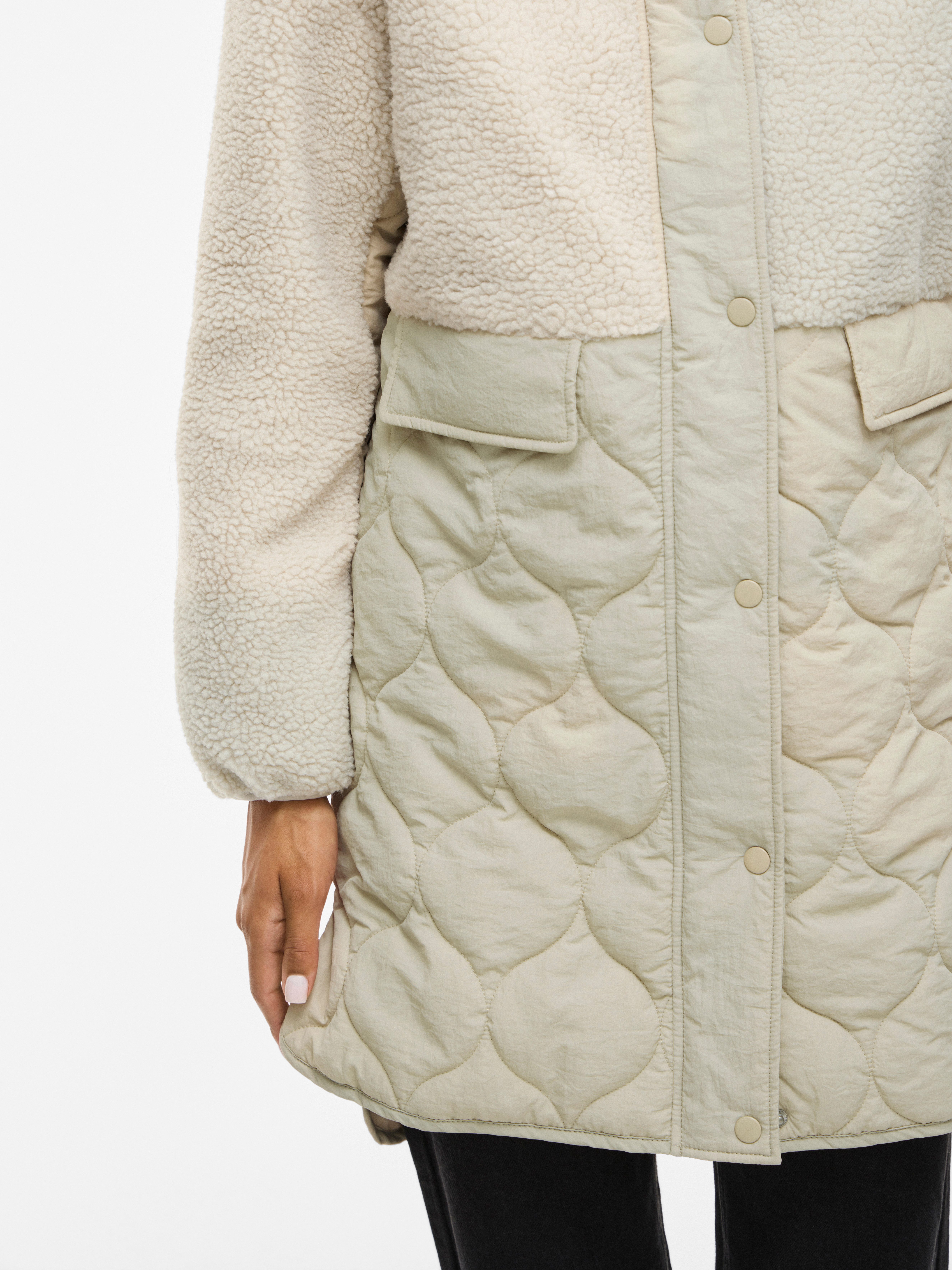 Vila Gewatteerde jas VITONE L/S COAT/TB