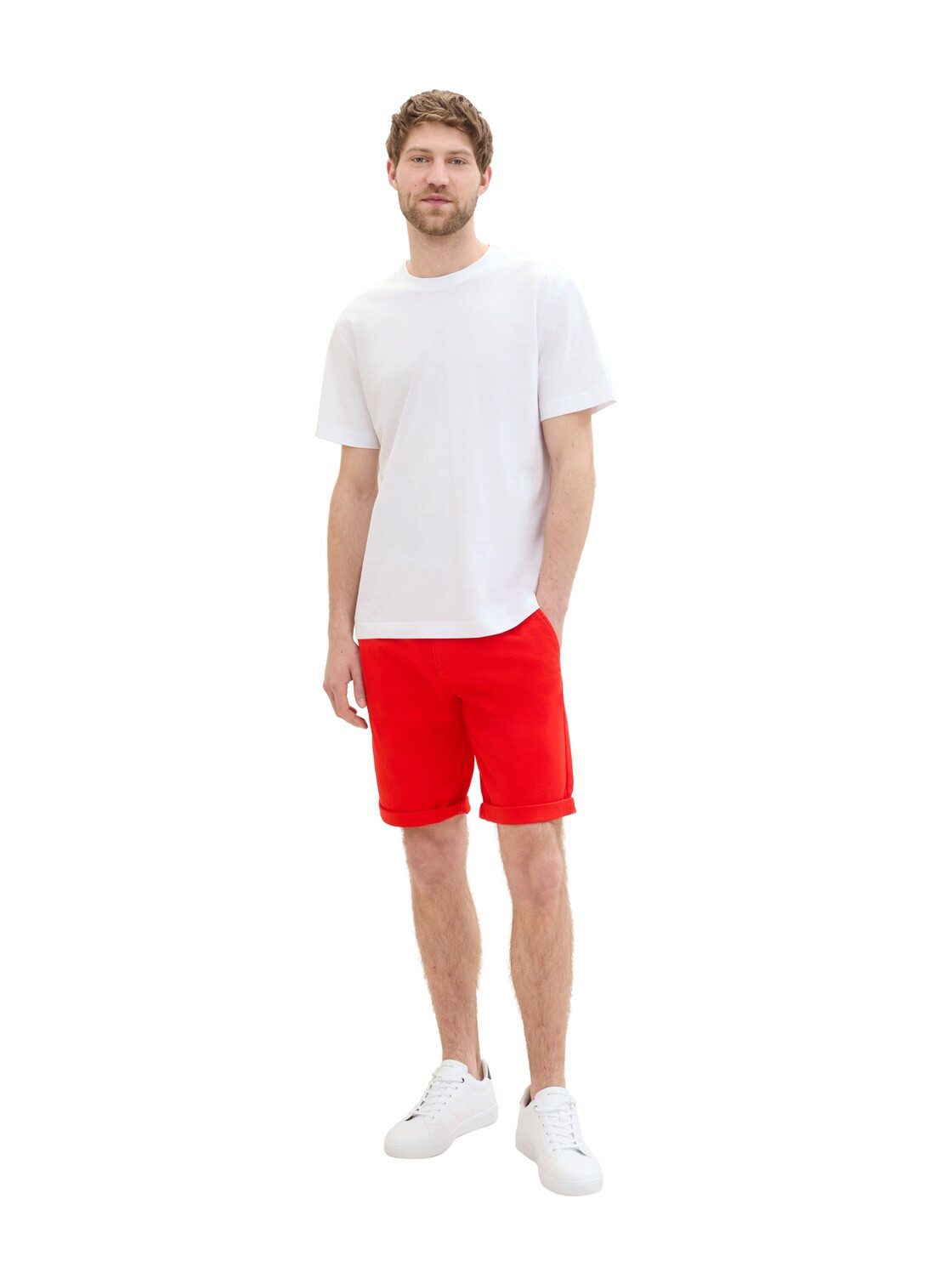 Tom Tailor T-shirt met piqué structuur