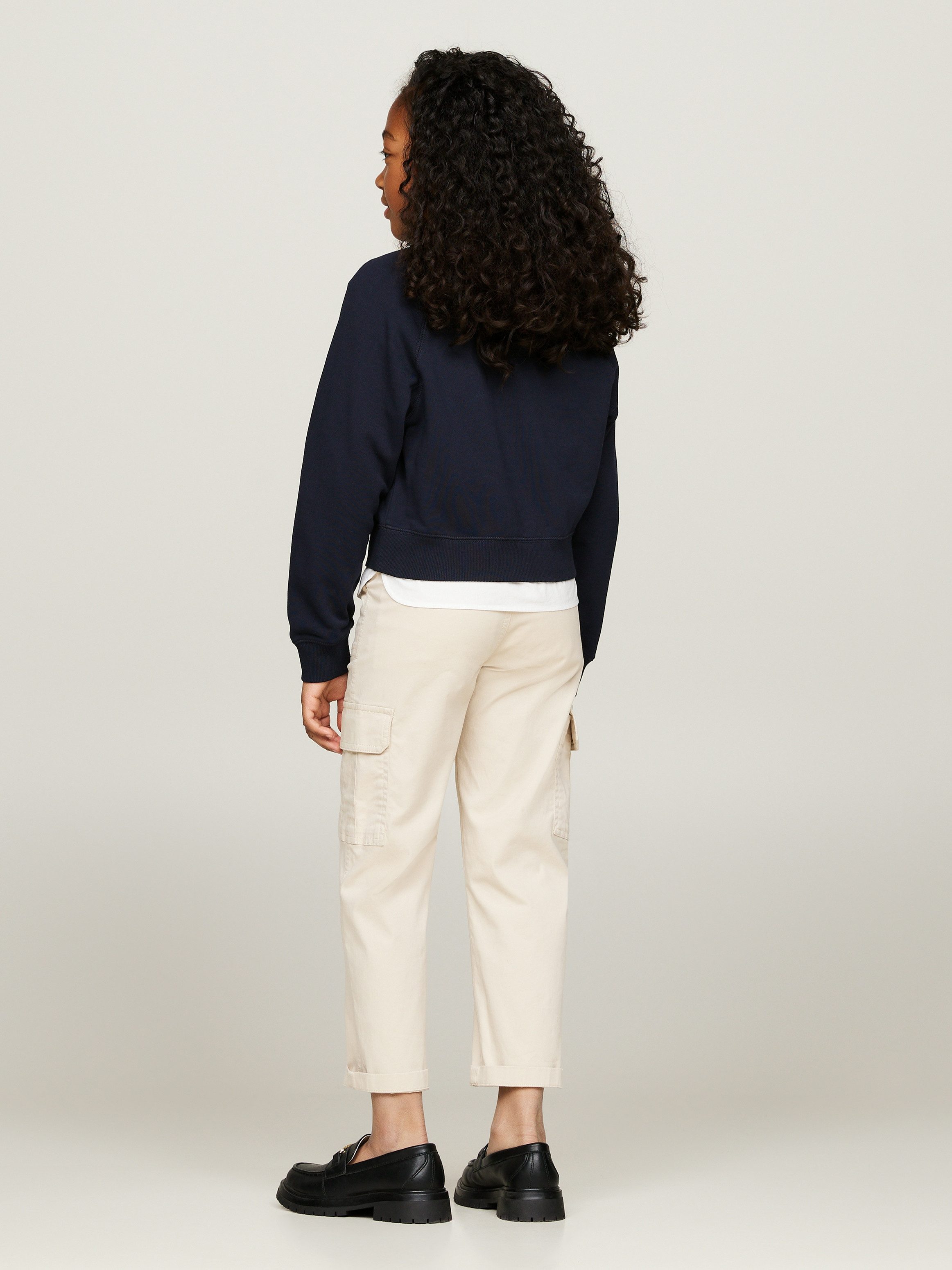 Tommy Hilfiger Sweatshirt VARSITY EMBROIDERED CREWNECK Kinderen tot 16 jaar met logostiksel
