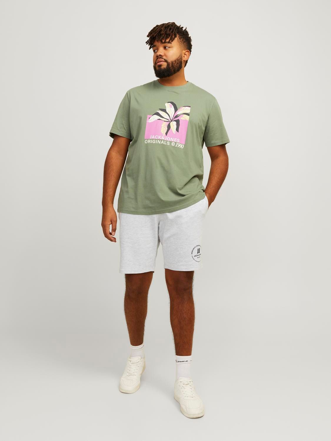 Jack & Jones PlusSize Joggingbroek JPSTSWIFT SWEAT SHORTS SN PLS