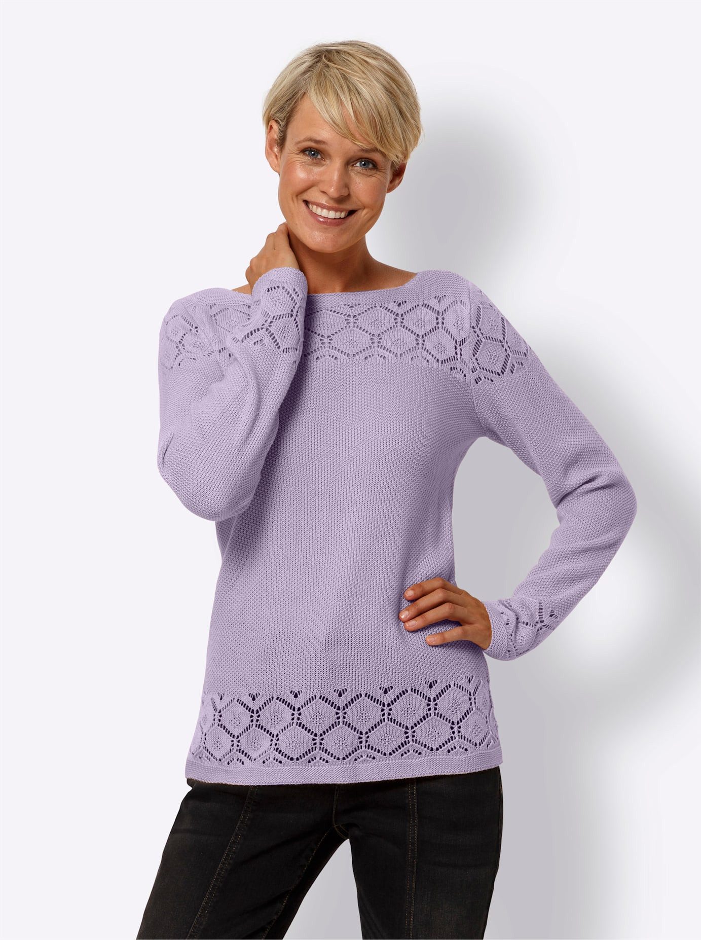 Classic Basics Gebreide Trui met lange mouwen