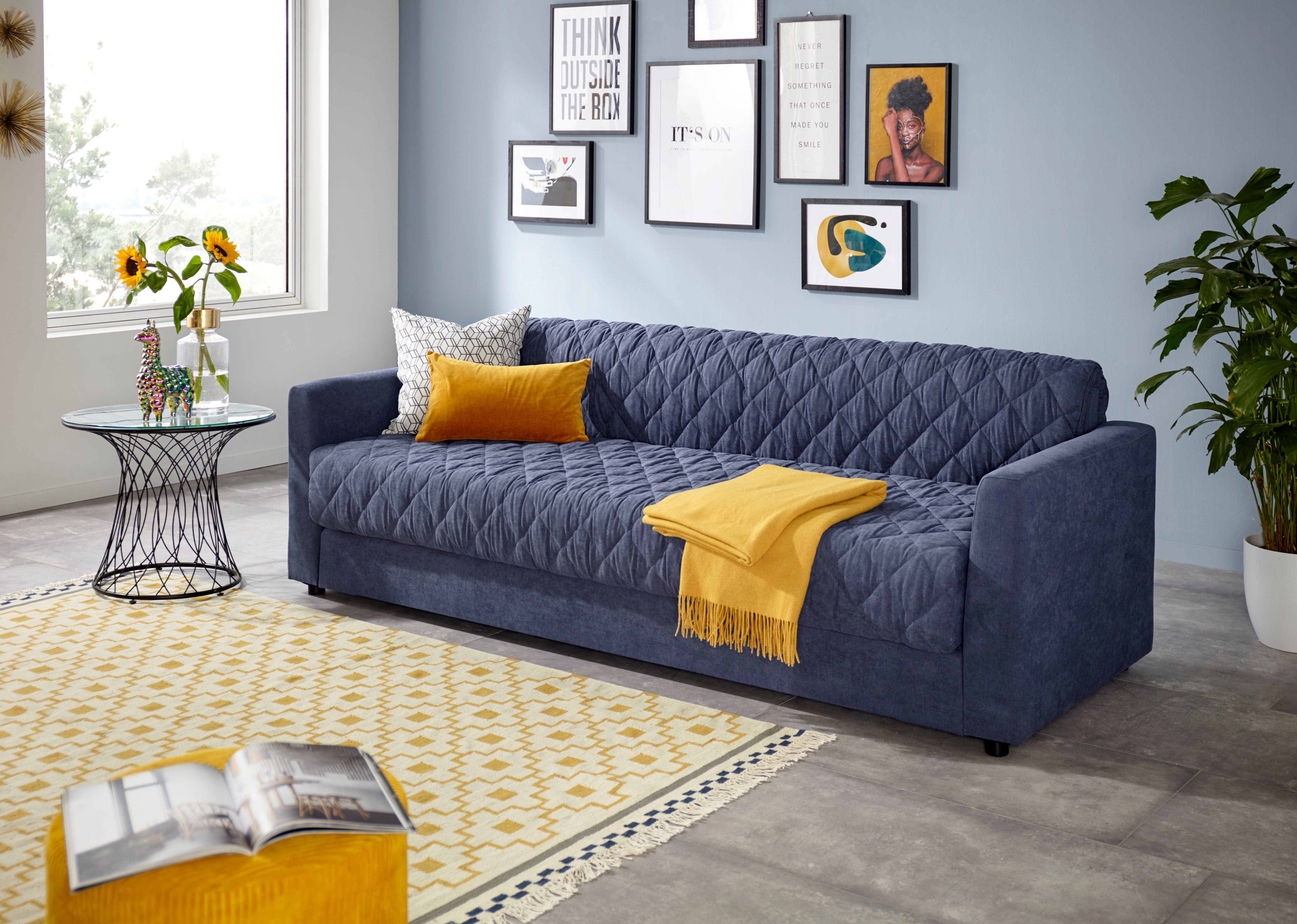 INOSIGN Slaapbank Kelly Inclusief topmatras, met binnenvering, bekleding is afneembaar