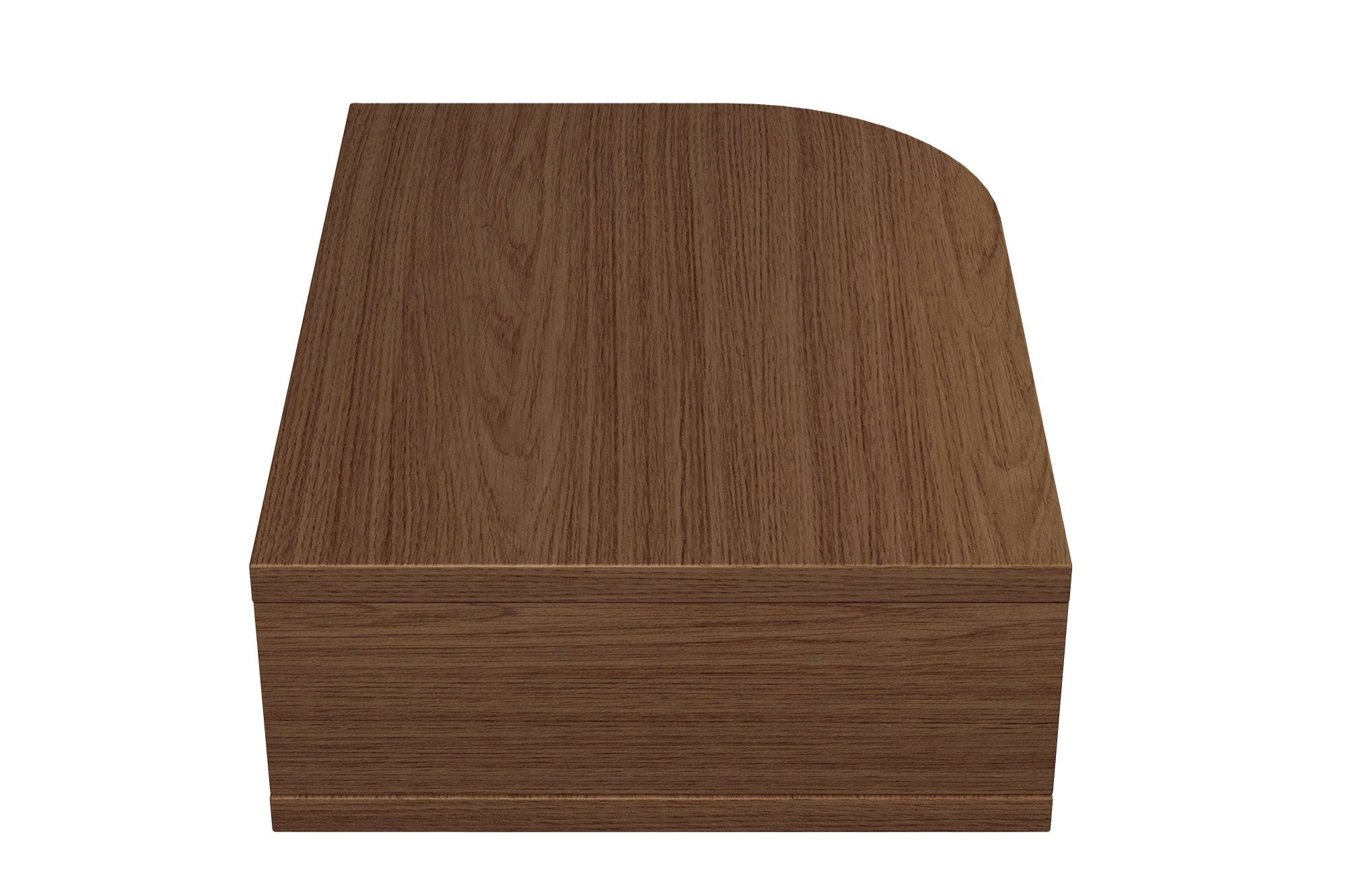 Woodman Nachtkastje Farsta in 3 kleuren, met tambour schuifdeuren, met eikenhout gefineerd