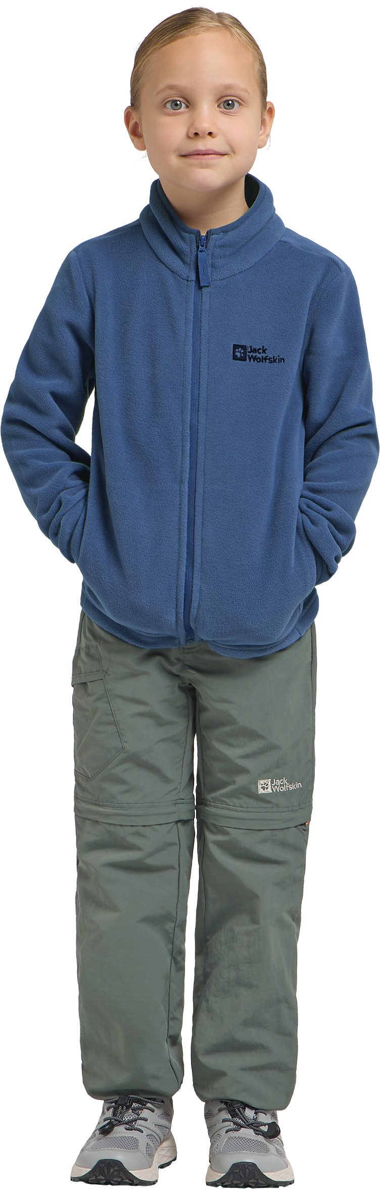 Jack Wolfskin Fleecejack TAUNUS JACKET K gemakkelijk te dragen en gemakkelijk te onderhouden