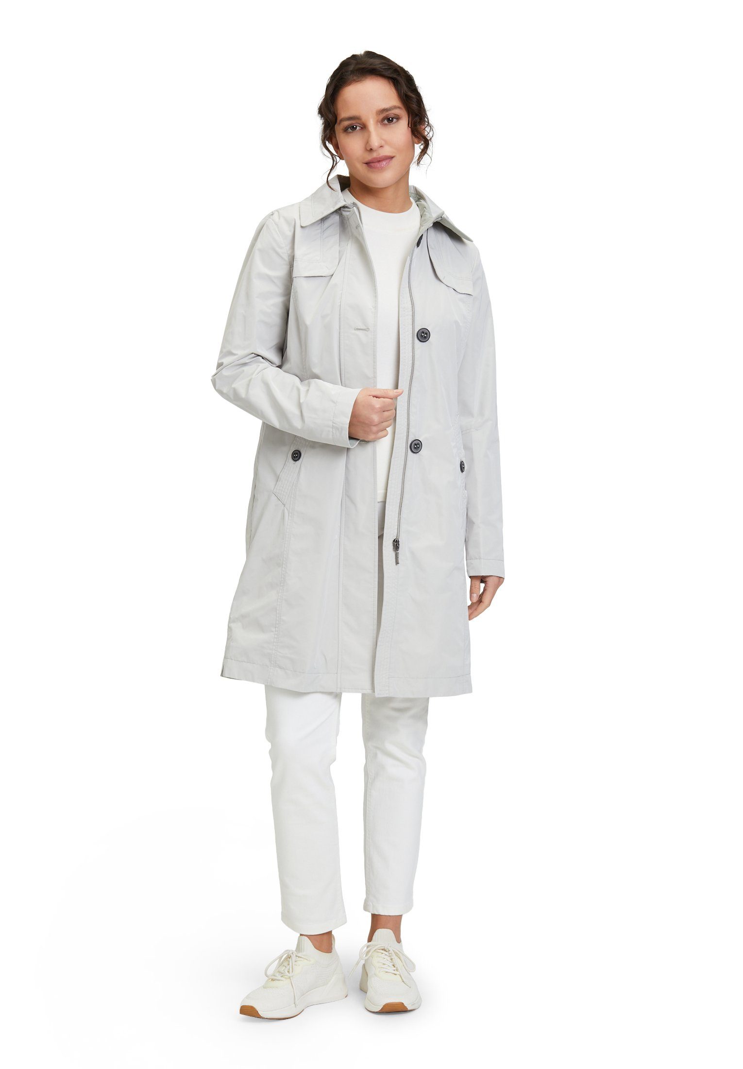 Gil Bret Trenchcoat met knoopsluiting