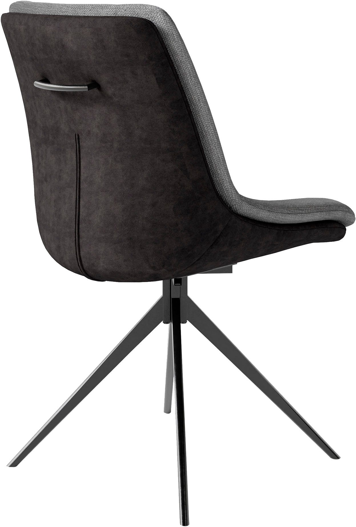 byLIVING Eetkamerstoel Phoenix set van 2 360 graden draaibaar met terugloopfunctie en hoogwaardige bekledingsstoffen (set, 2 stuks)
