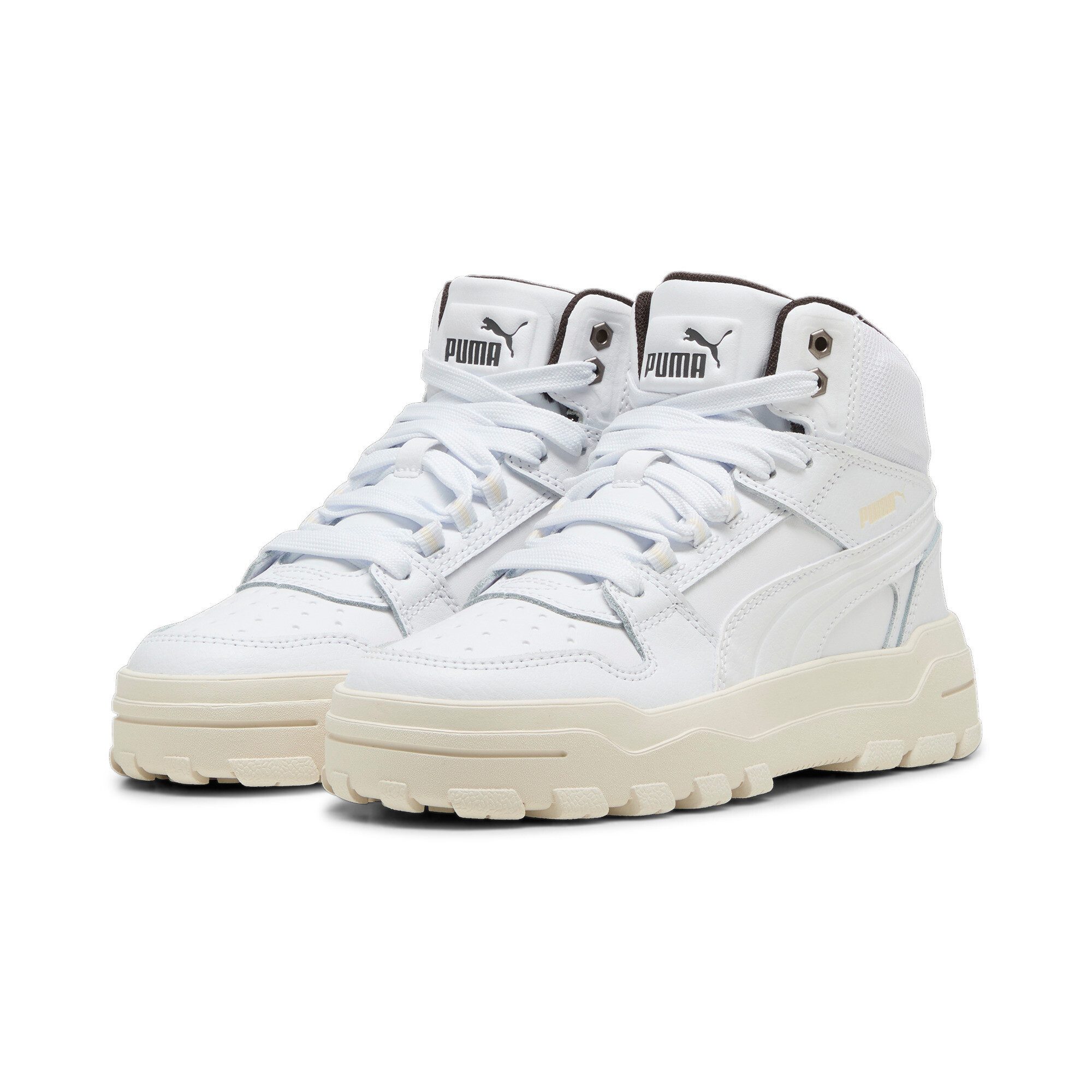 PUMA Winterlaarzen REBOUND ABRUPT JR Sneakers, veterschoenen, winterschoenen kinderen maat 38 EU wit