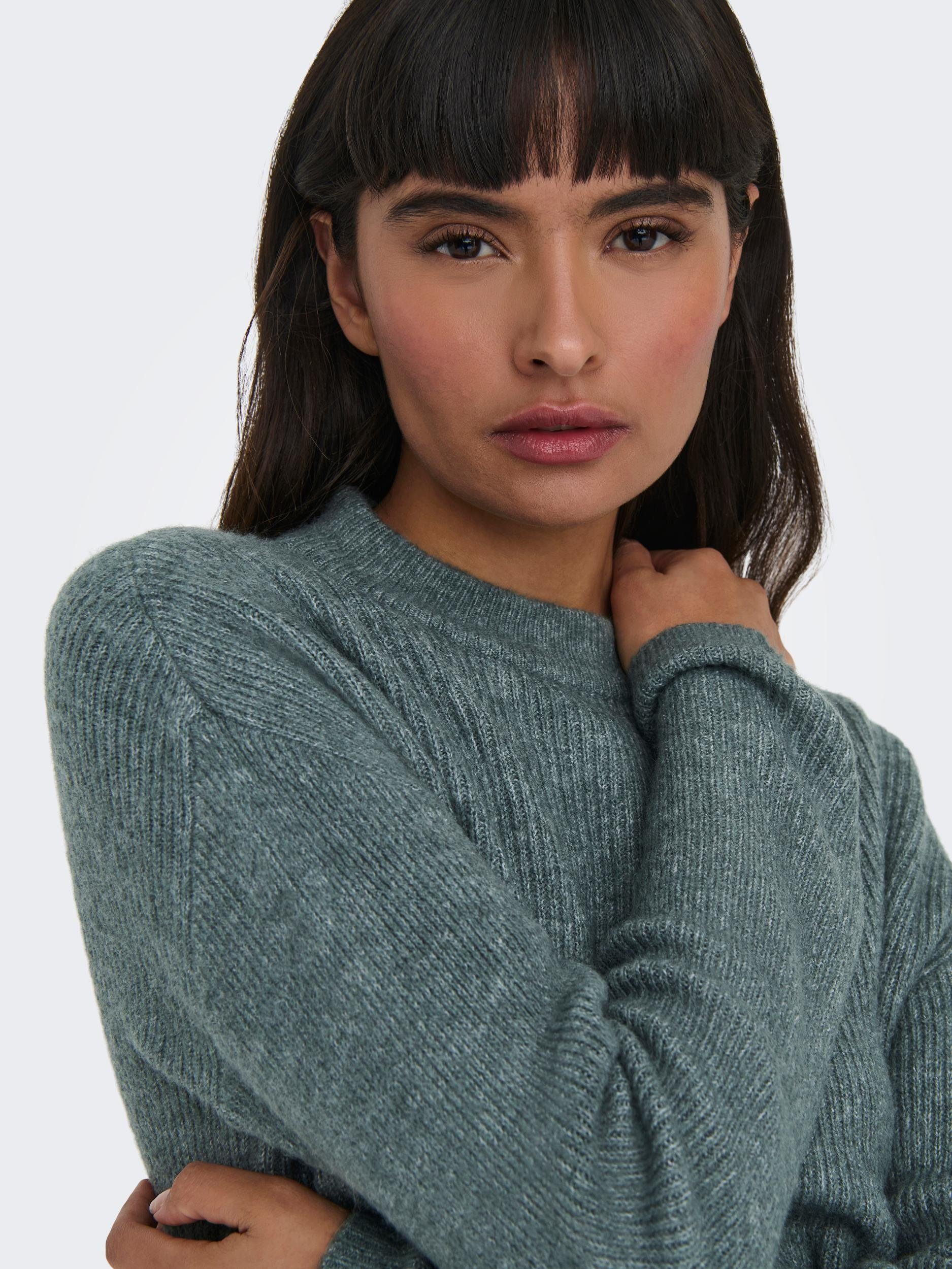 Only Gebreide trui ONLCAMILLA O-NECK L/S PULLOVER KNT