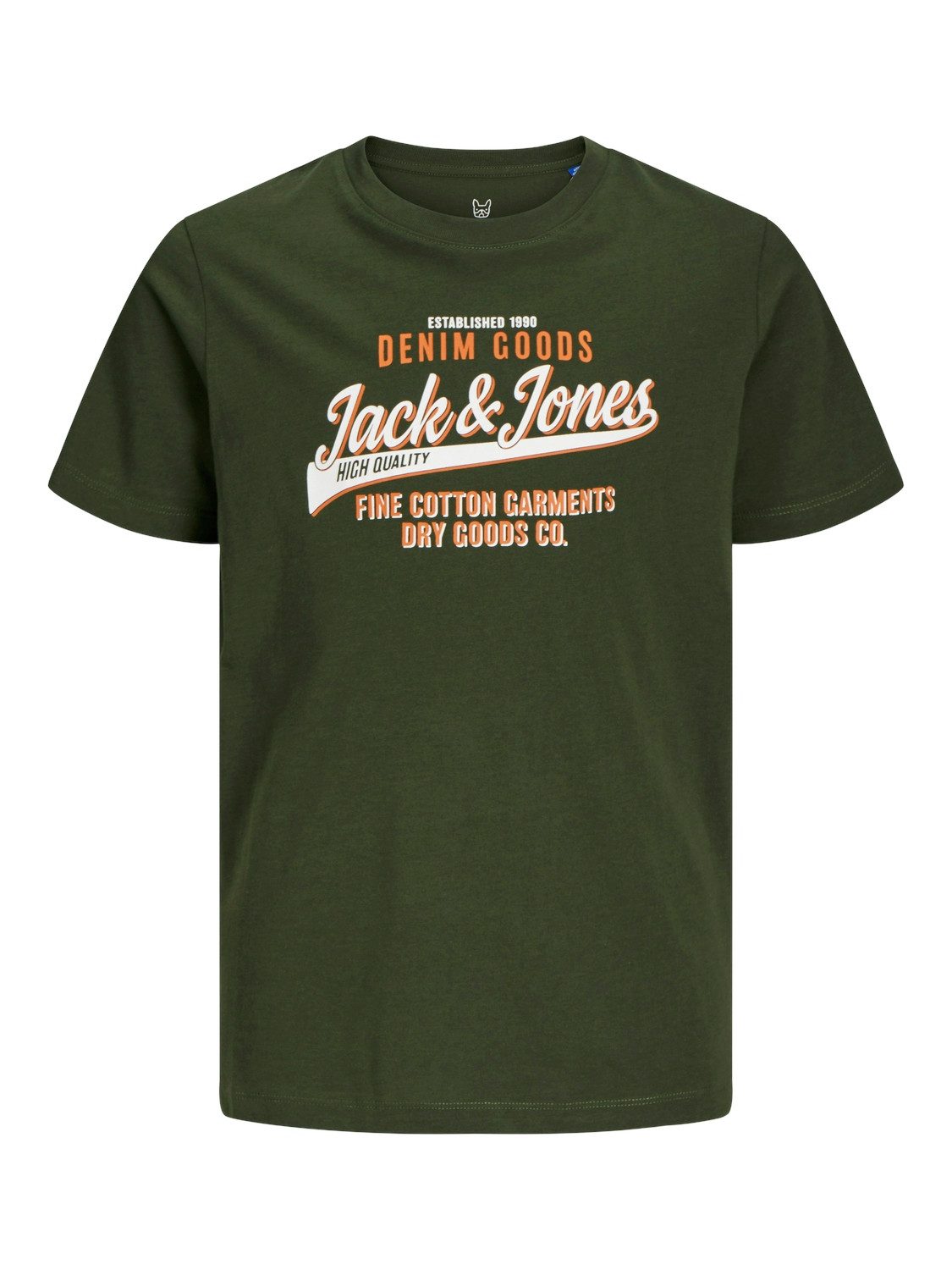 Jack & Jones Junior Shirt met ronde hals JJELOGO TEE SS O-NECK 2 COL S NOOS JNR