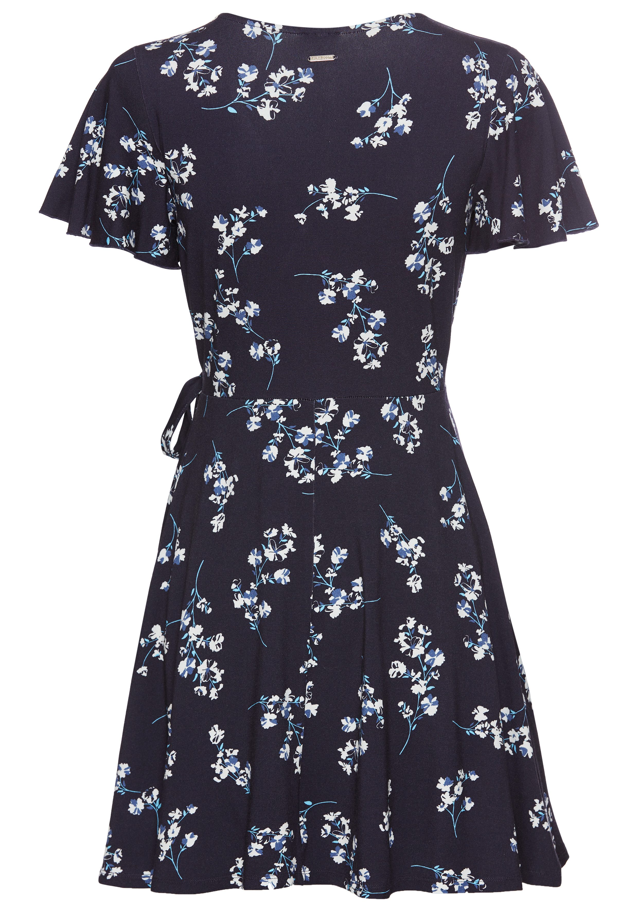 Laura Scott Zomerjurk in wikkel-look met romantische bloemenprint - nieuwe collectie