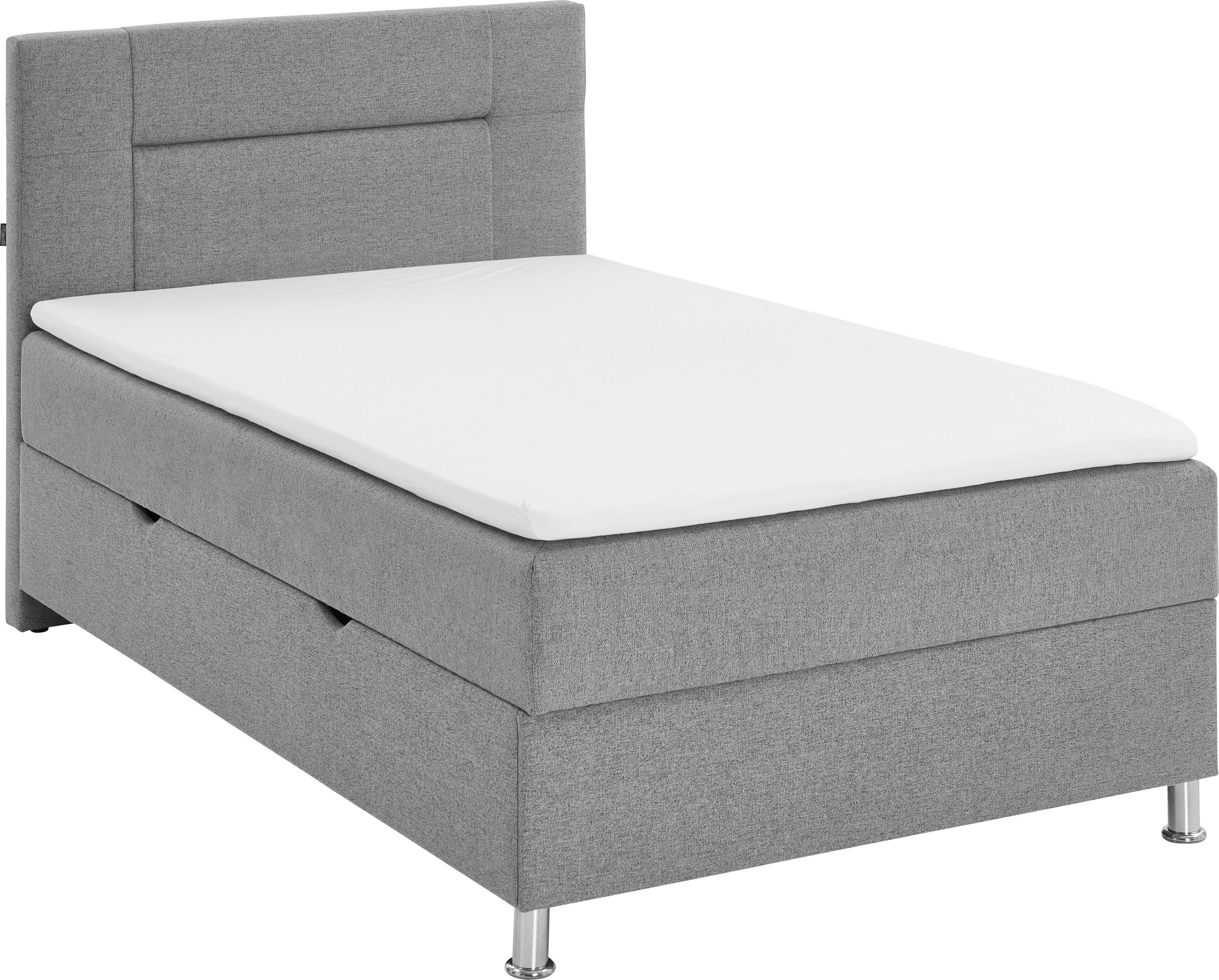 INOSIGN Boxspring Escalon met opbergruimte, inclusief topper beschikbaar in de breedtes 120x200 cm en 180x200 cm