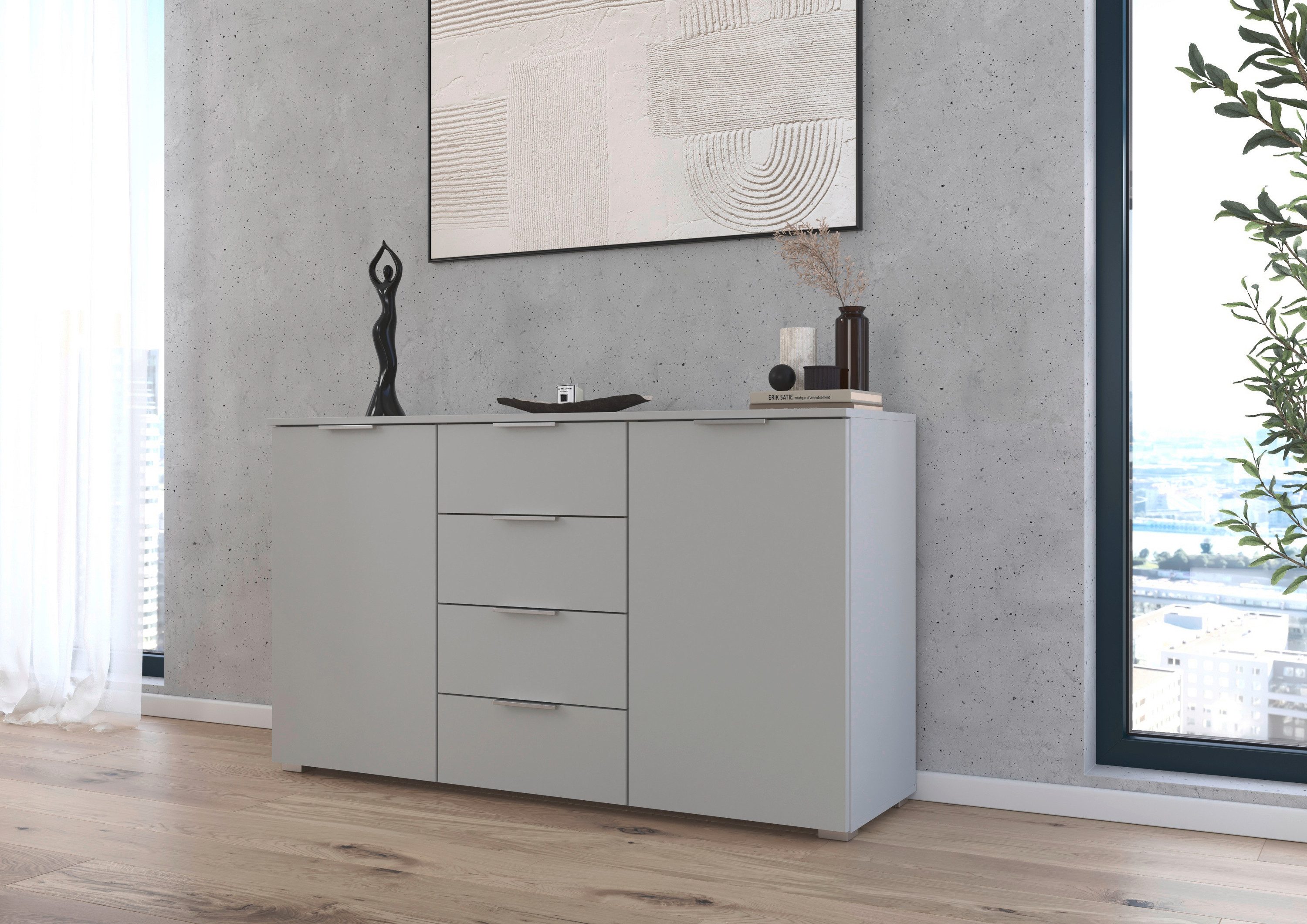 rauch Kast Sideboard Kombikommode Schubladenkommode AGORDO