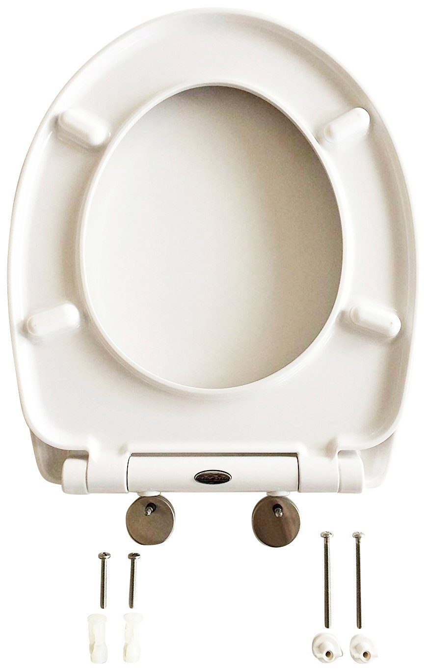 ADOB Toiletzitting Colours Soft-closemechanisme, voor het schoonmaken met één druk op de knop afneembaar