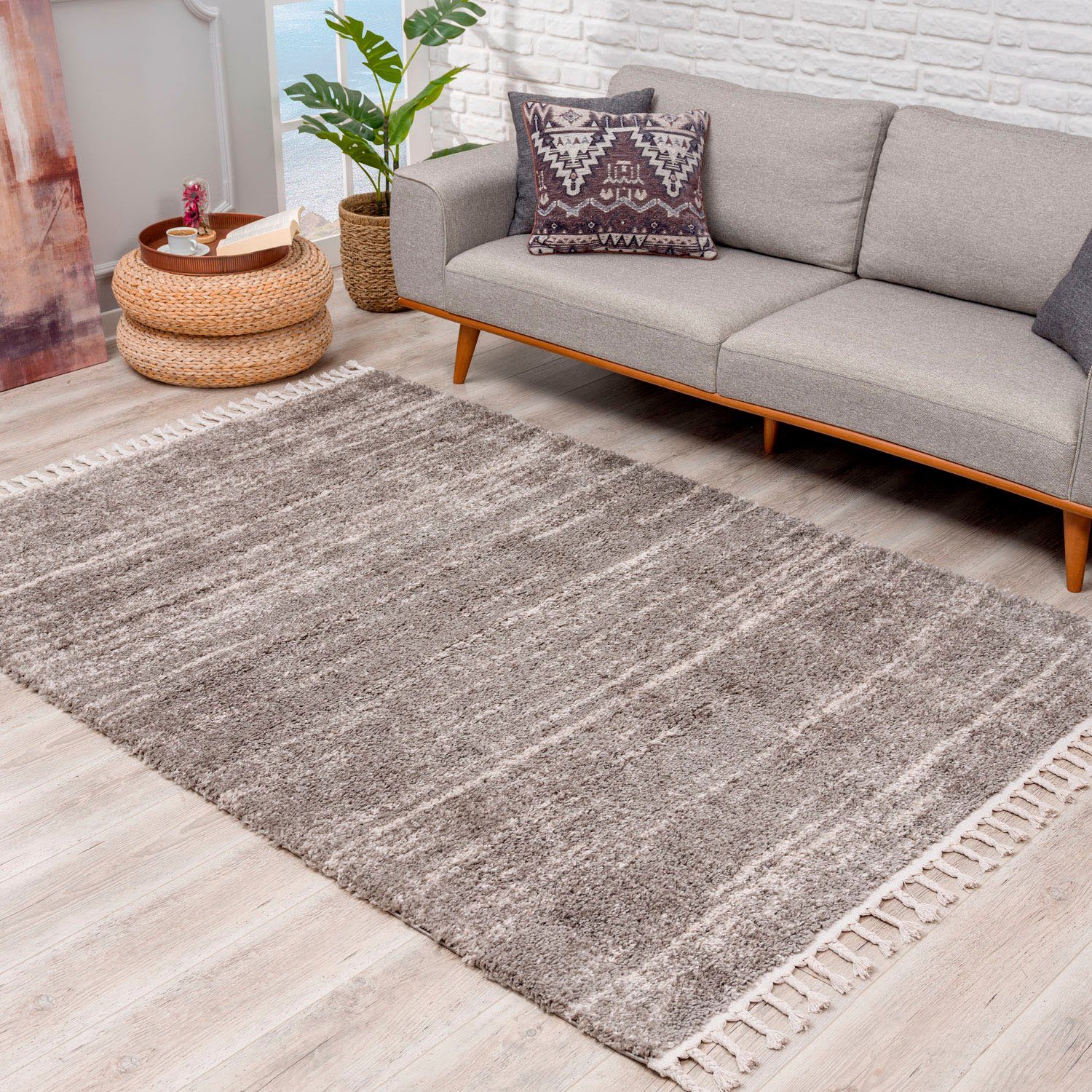 Carpet City hoogpolig vloerkleed Pulpy 524