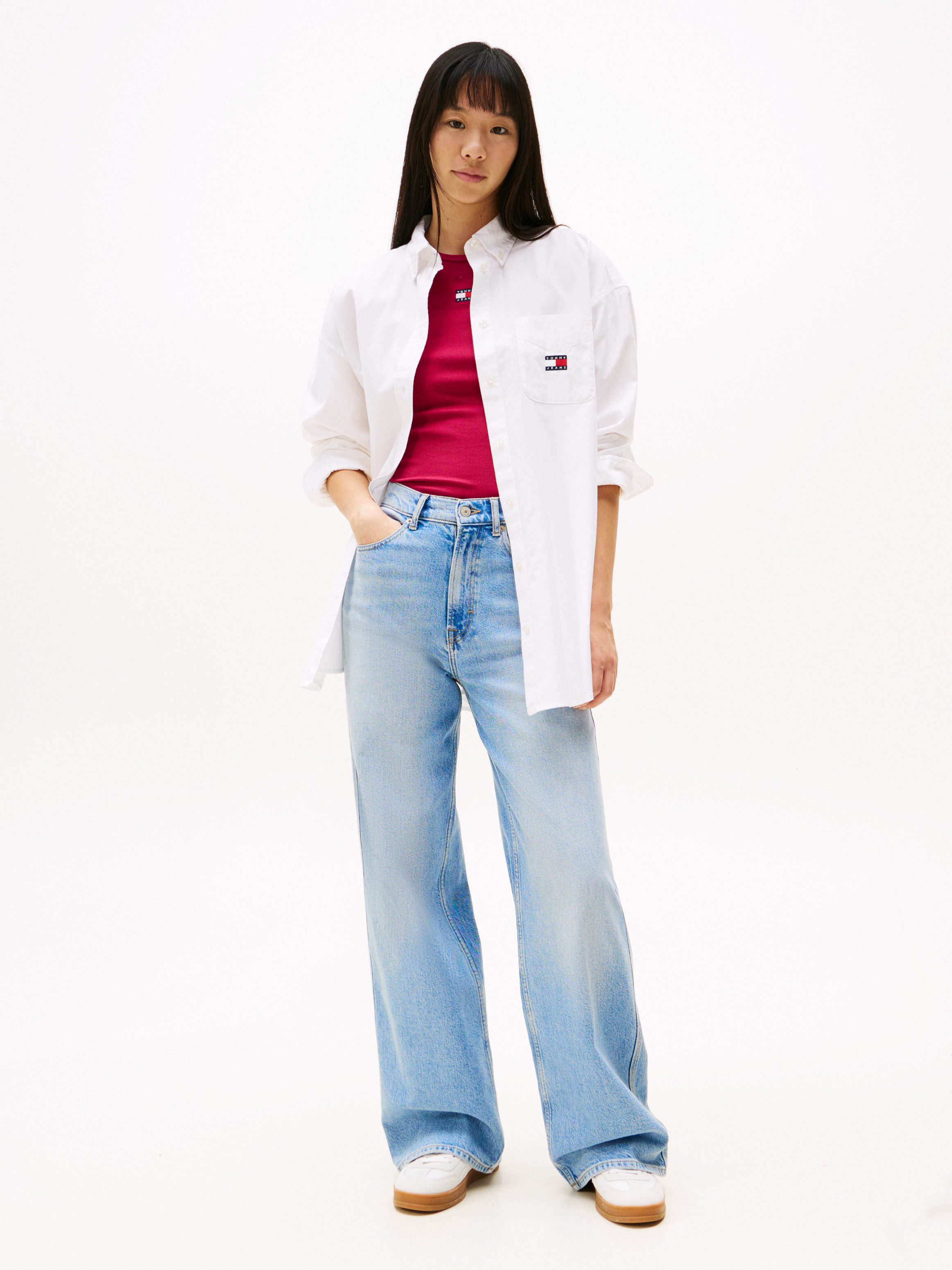 TOMMY JEANS Wijde jeans Claire High Rise